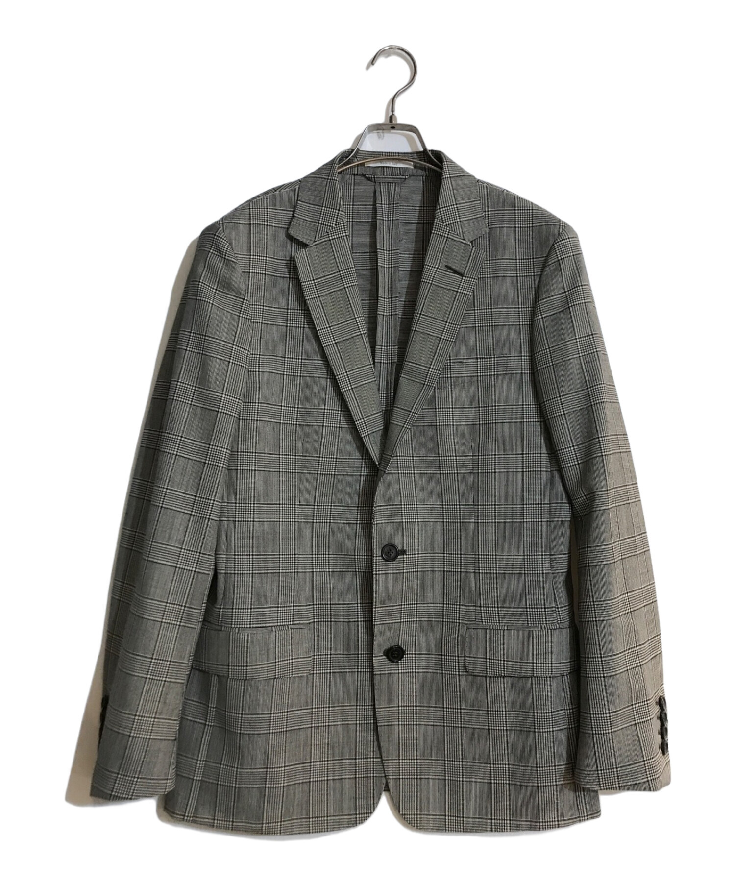 中古・古着通販】dunhill (ダンヒル) チェック柄テーラードジャケット 
