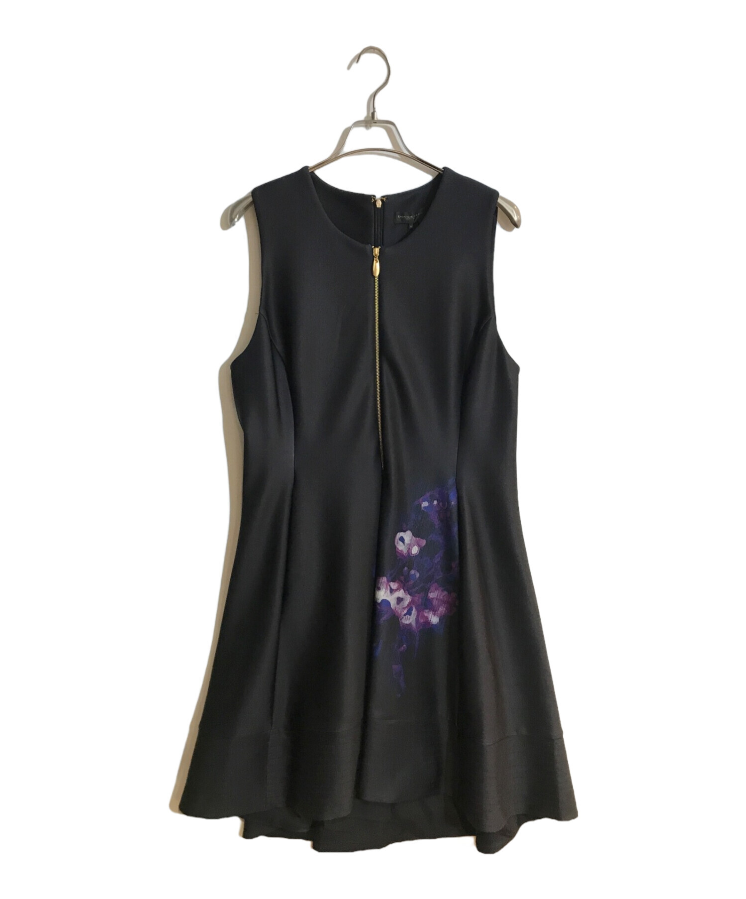 中古・古着通販】DONNA KARAN (ダナキャラン) プリントノースリーブ 