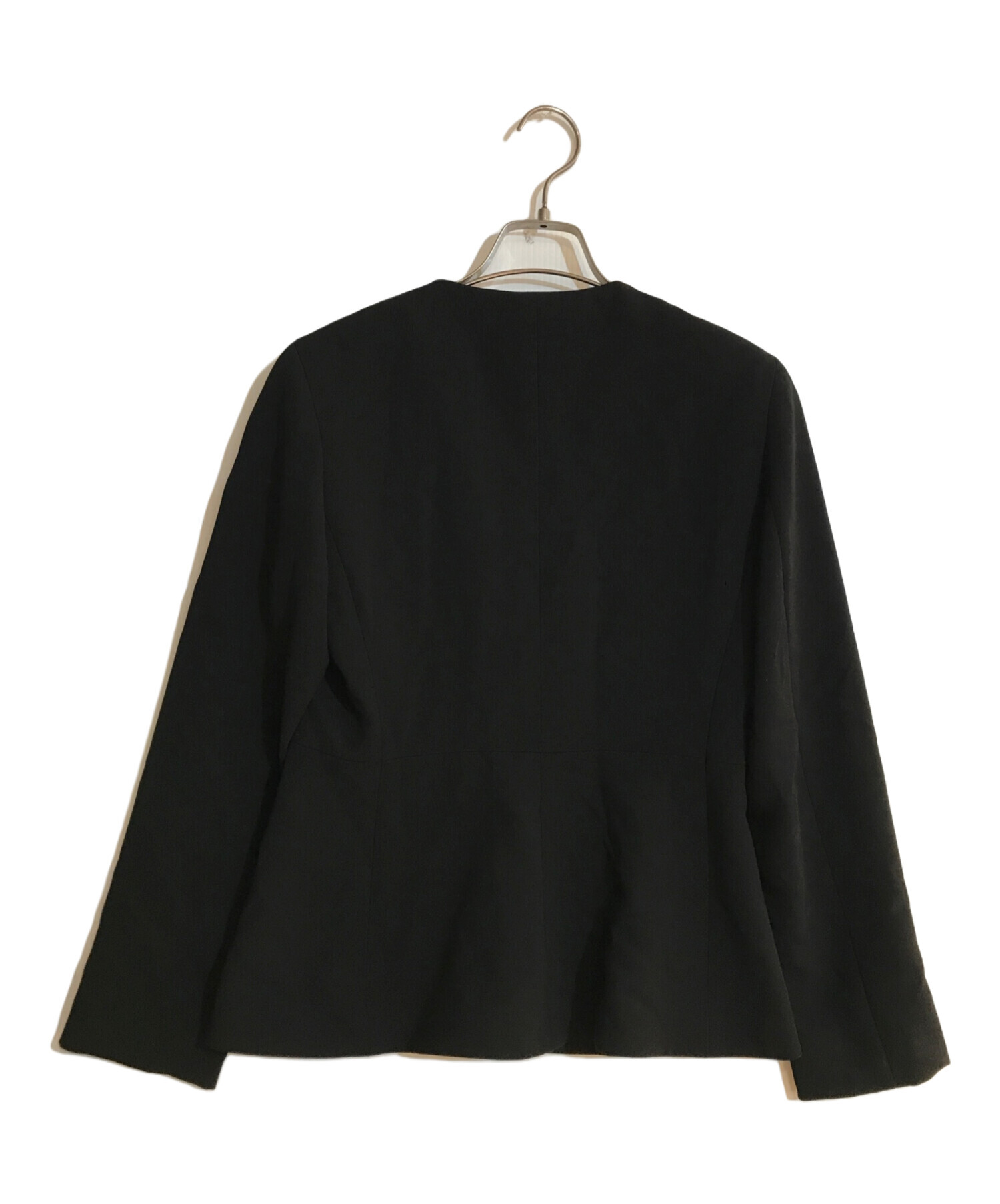 中古・古着通販】MaxMara (マックスマーラ) ノーカラージャケット 