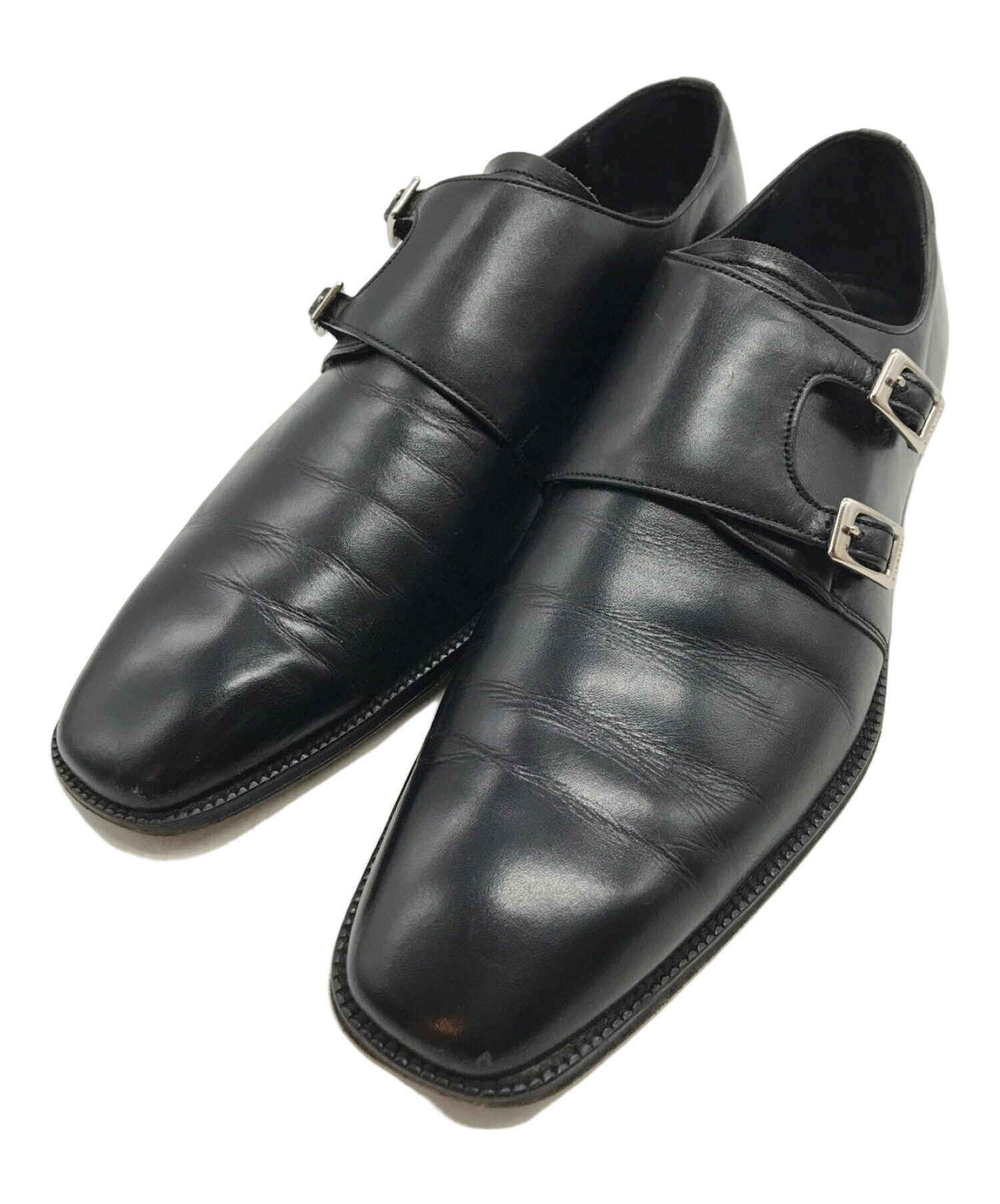 BURBERRYバーバリーモンクストラップフルブローグ