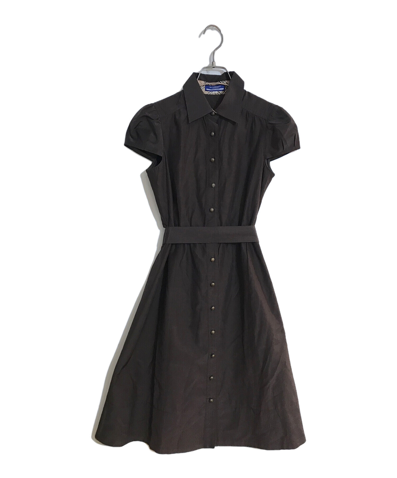 BURBERRYBLUE LABELベルトワンピース38