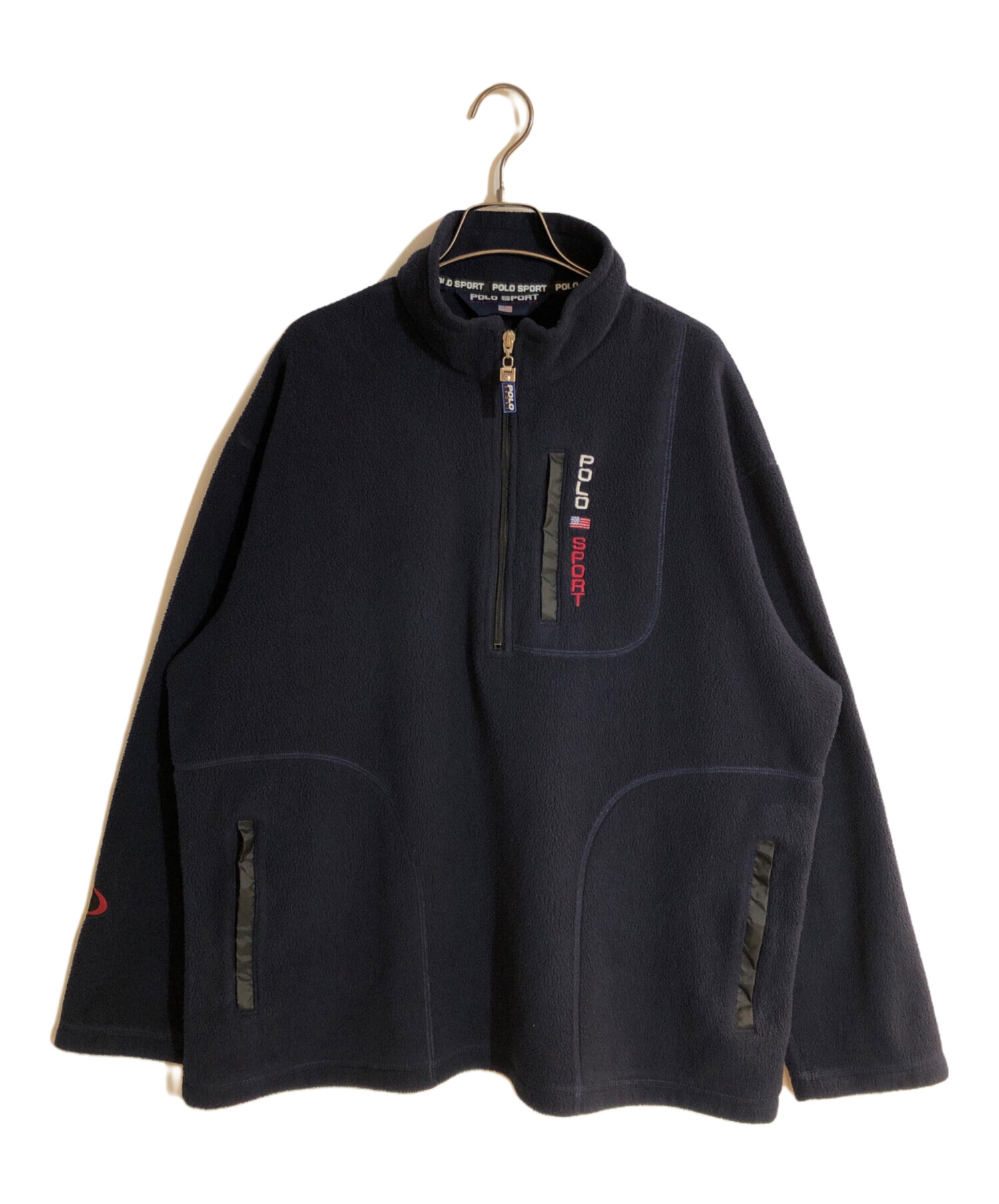 POLO SPORT ポロスポーツ ハーフジップ フリース グレー｜ブルゾン