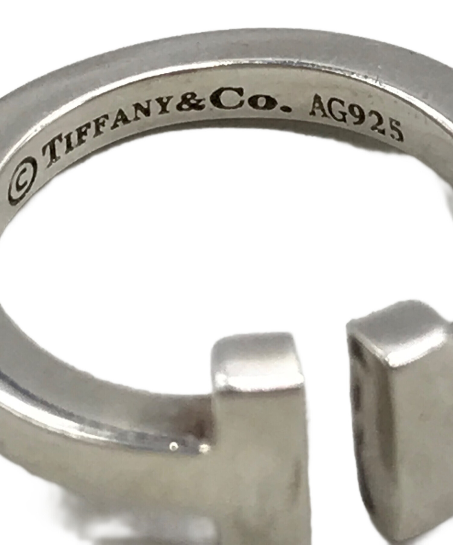 ティファニーT スクエアリングシルバーAG925