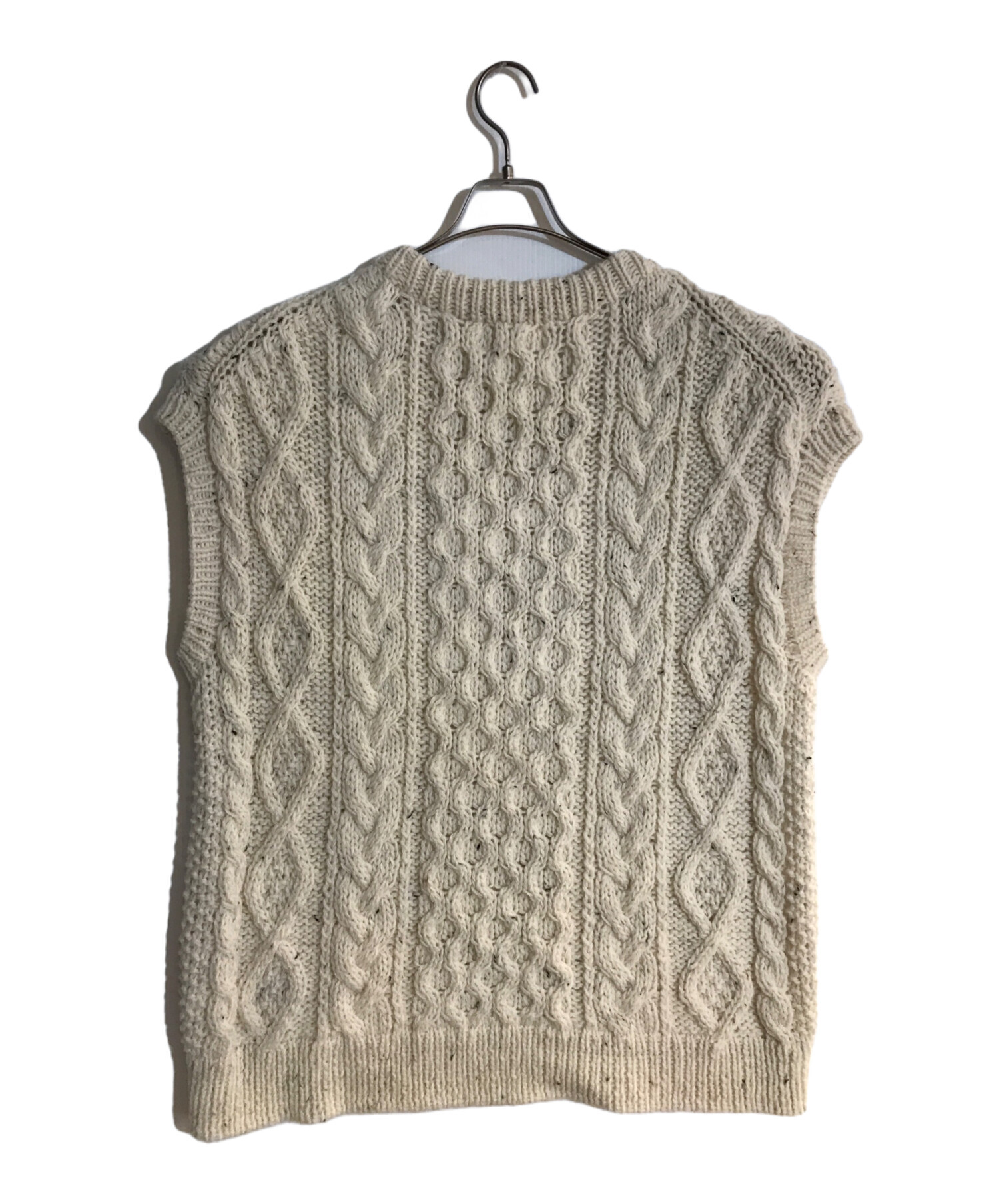 kagure カグレ ペルーカラーネップニットベスト かぐれ ペルーカラー