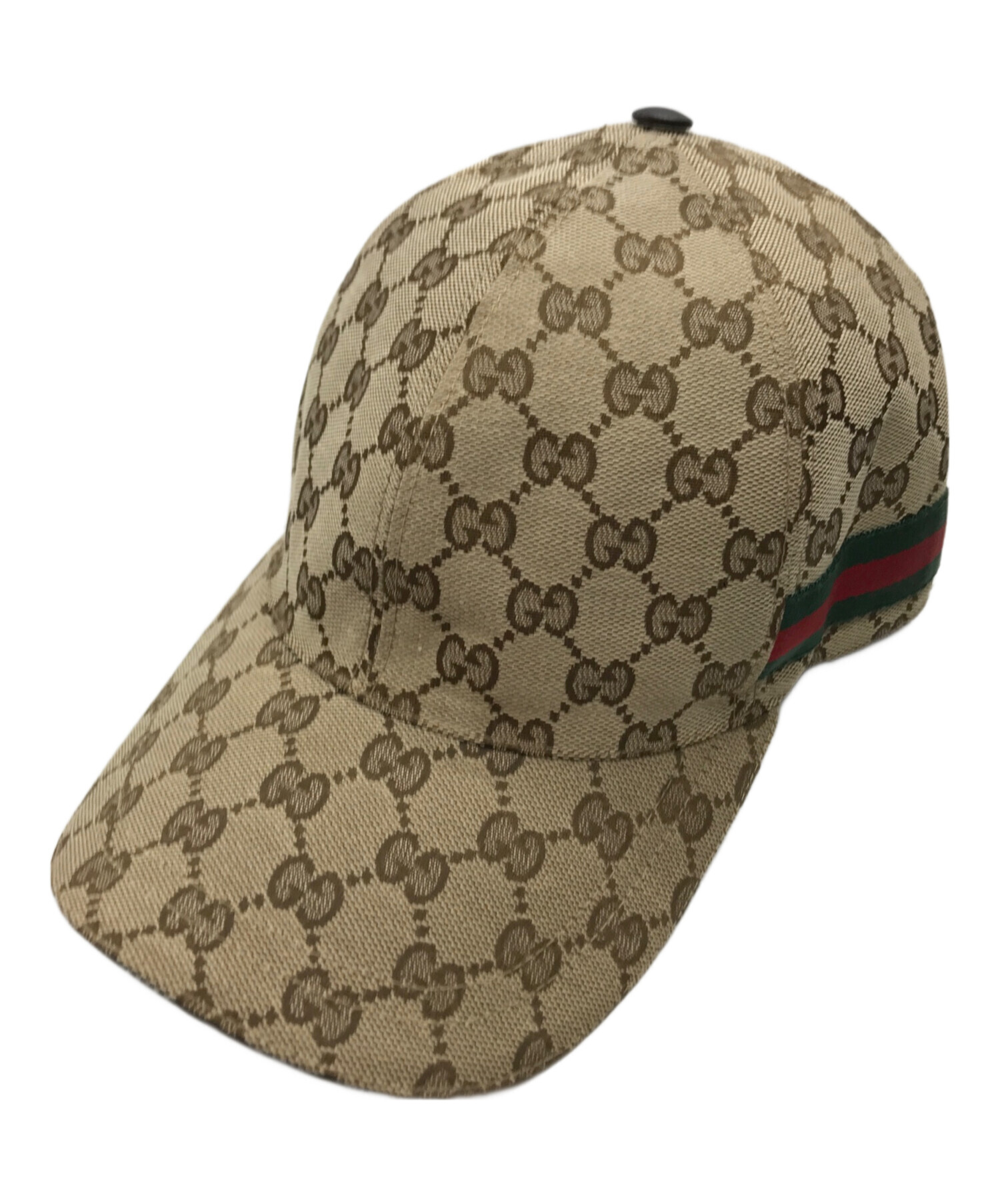 中古・古着通販】GUCCI (グッチ) GGキャンバスベースボールキャップ  