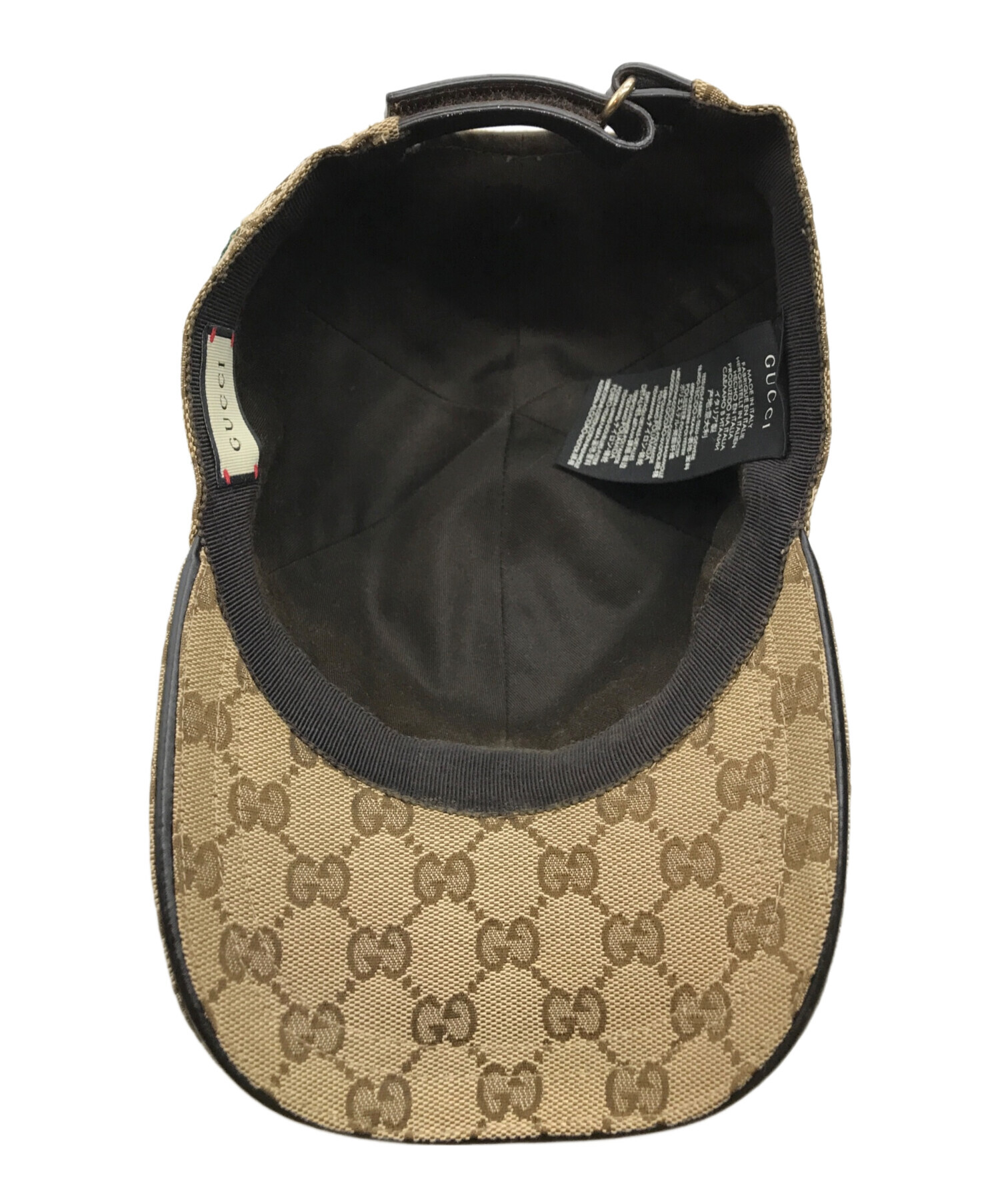 中古・古着通販】GUCCI (グッチ) GGキャンバスベースボールキャップ  