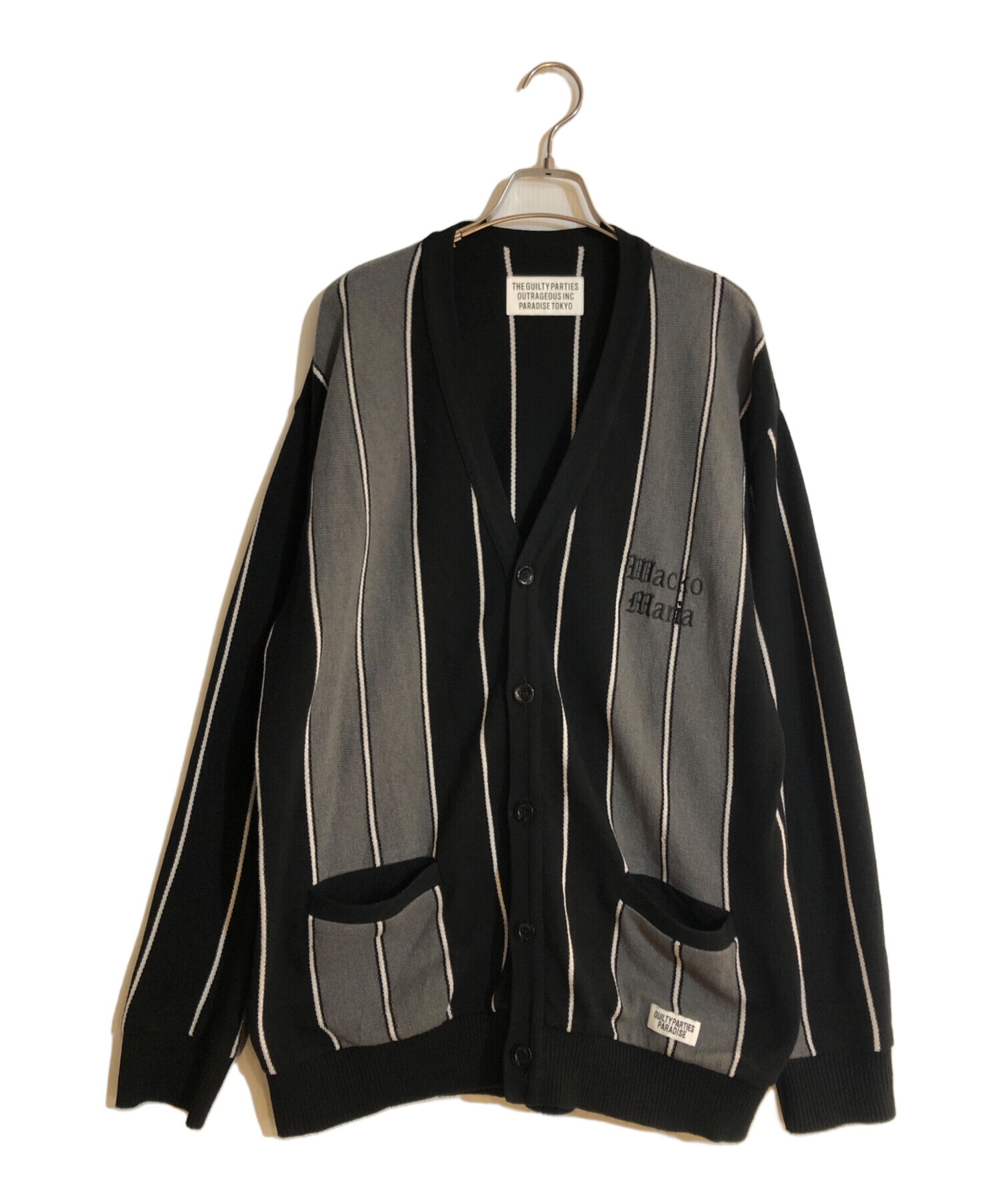 中古・古着通販】WACKO MARIA (ワコマリア) STRIPED KNIT JACQARD 