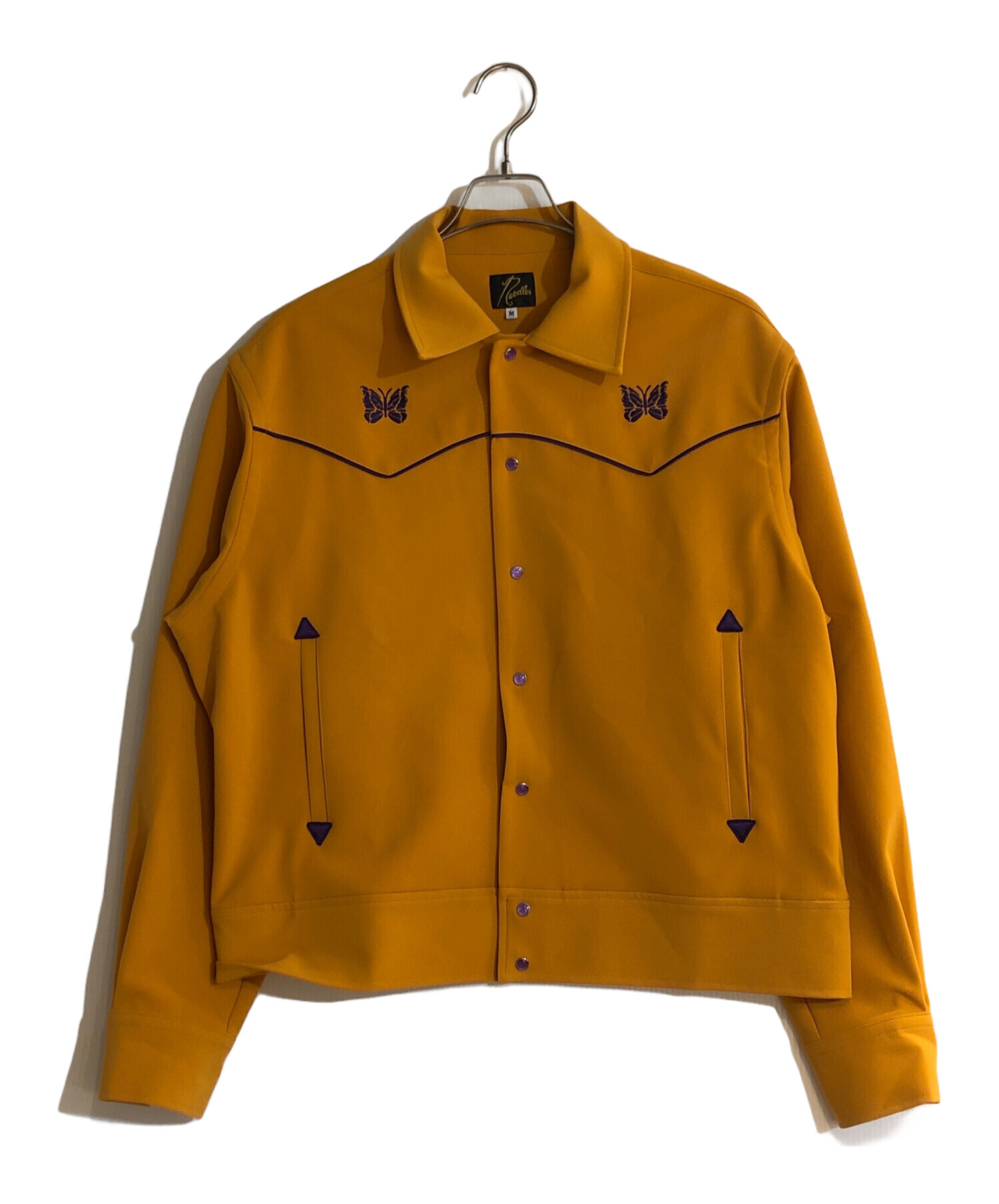 希少カラー Needles piping cowboy jacket black メンズ