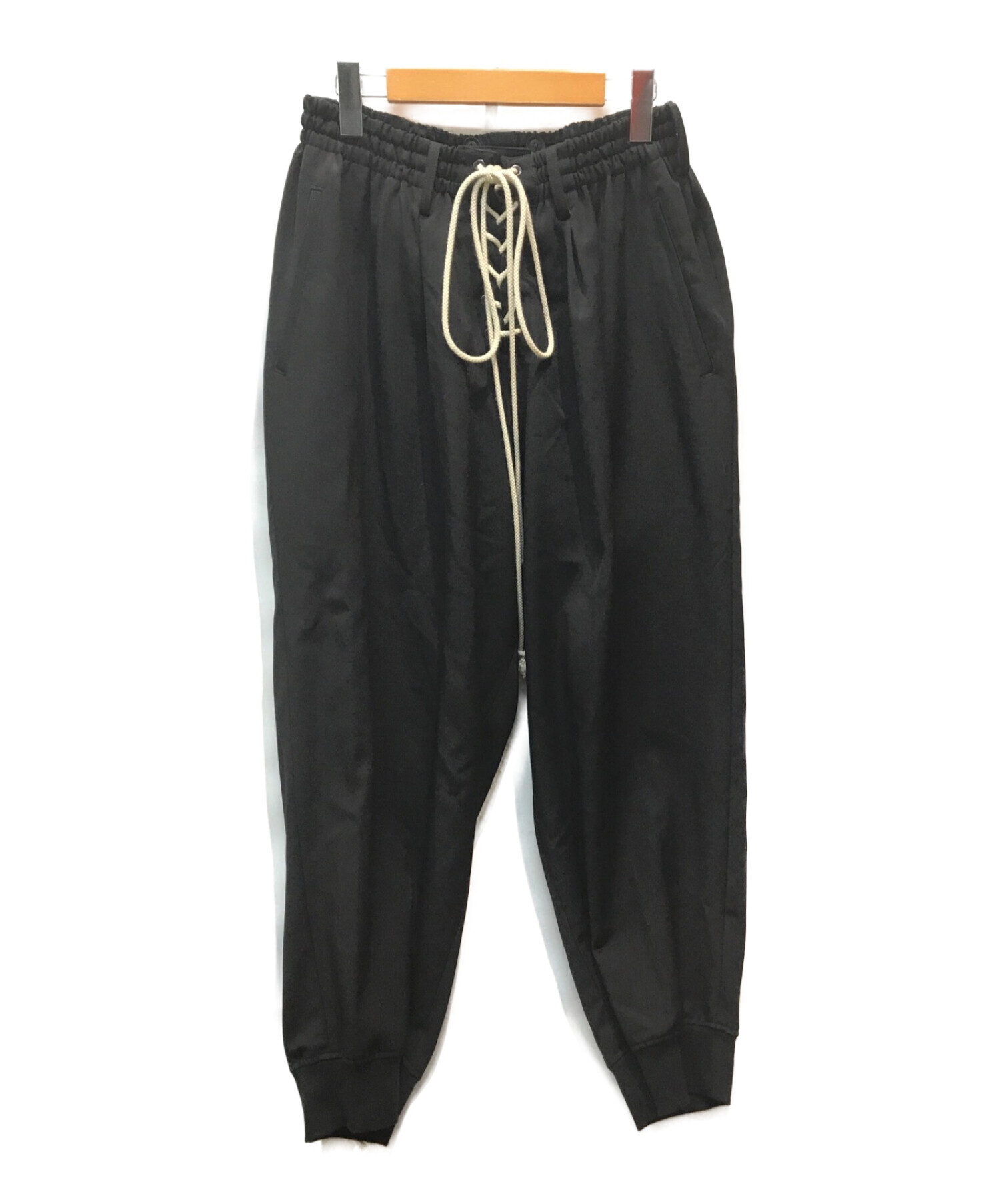 中古・古着通販】YOHJI YAMAMOTO (ヨウジヤマモト) 紐開きレースアップ  