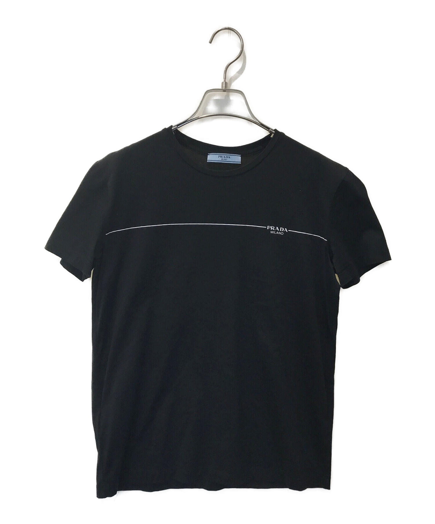 中古・古着通販】PRADA (プラダ) Tシャツ ブラック サイズ:40