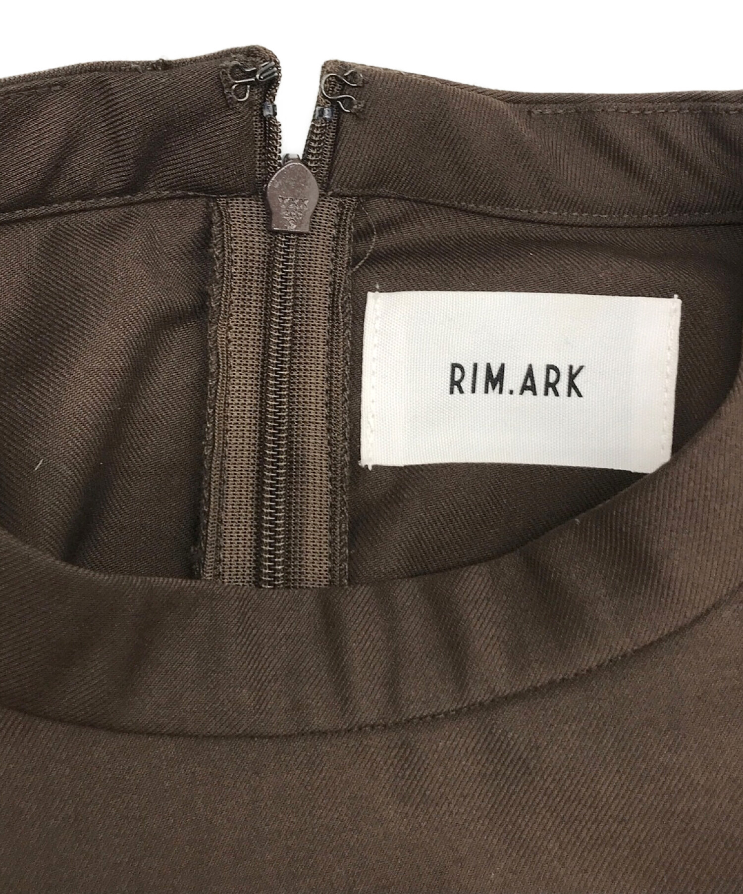 中古・古着通販】RIM.ARK (リムアーク) ワンピース ブラウン サイズ:36 