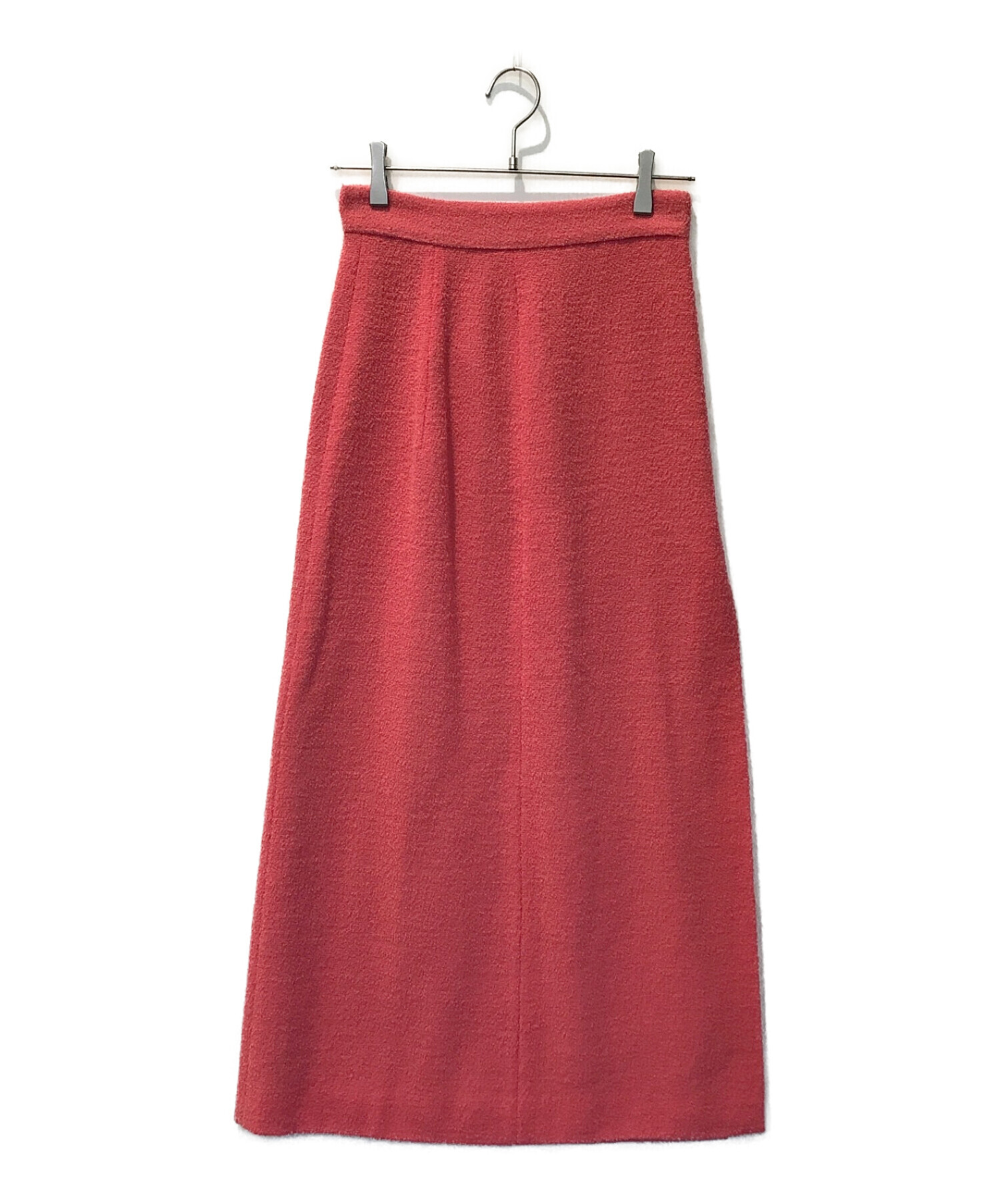 GUCCI (グッチ) ウールツイードスカート ピンク サイズ:38