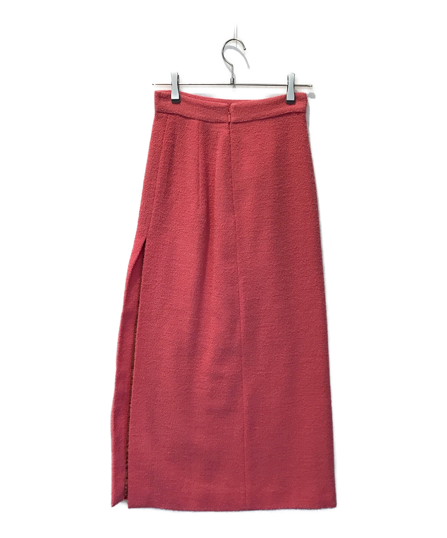 GUCCI (グッチ) ウールツイードスカート ピンク サイズ:38