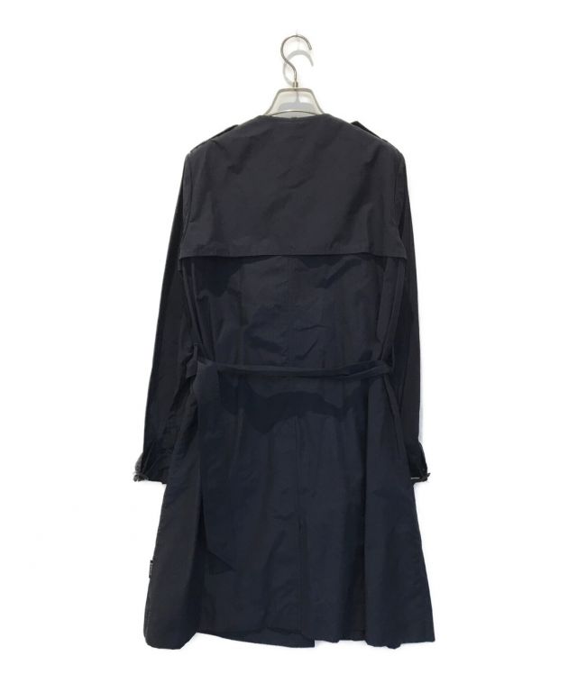 中古・古着通販】MONCLER (モンクレール) ノーカラートレンチコート 
