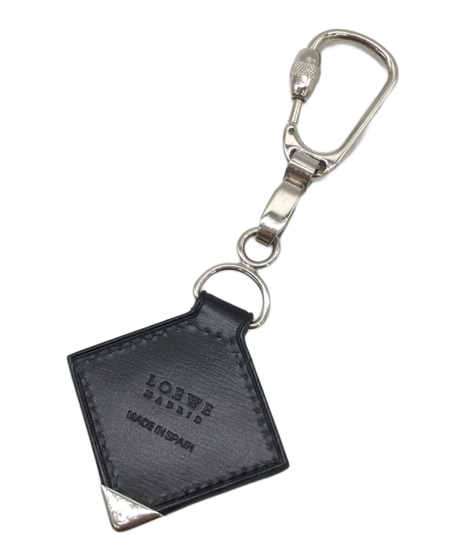 LOEWE レザー キーホルダー ブラック LOEWE レザー キーホルダー ブラック