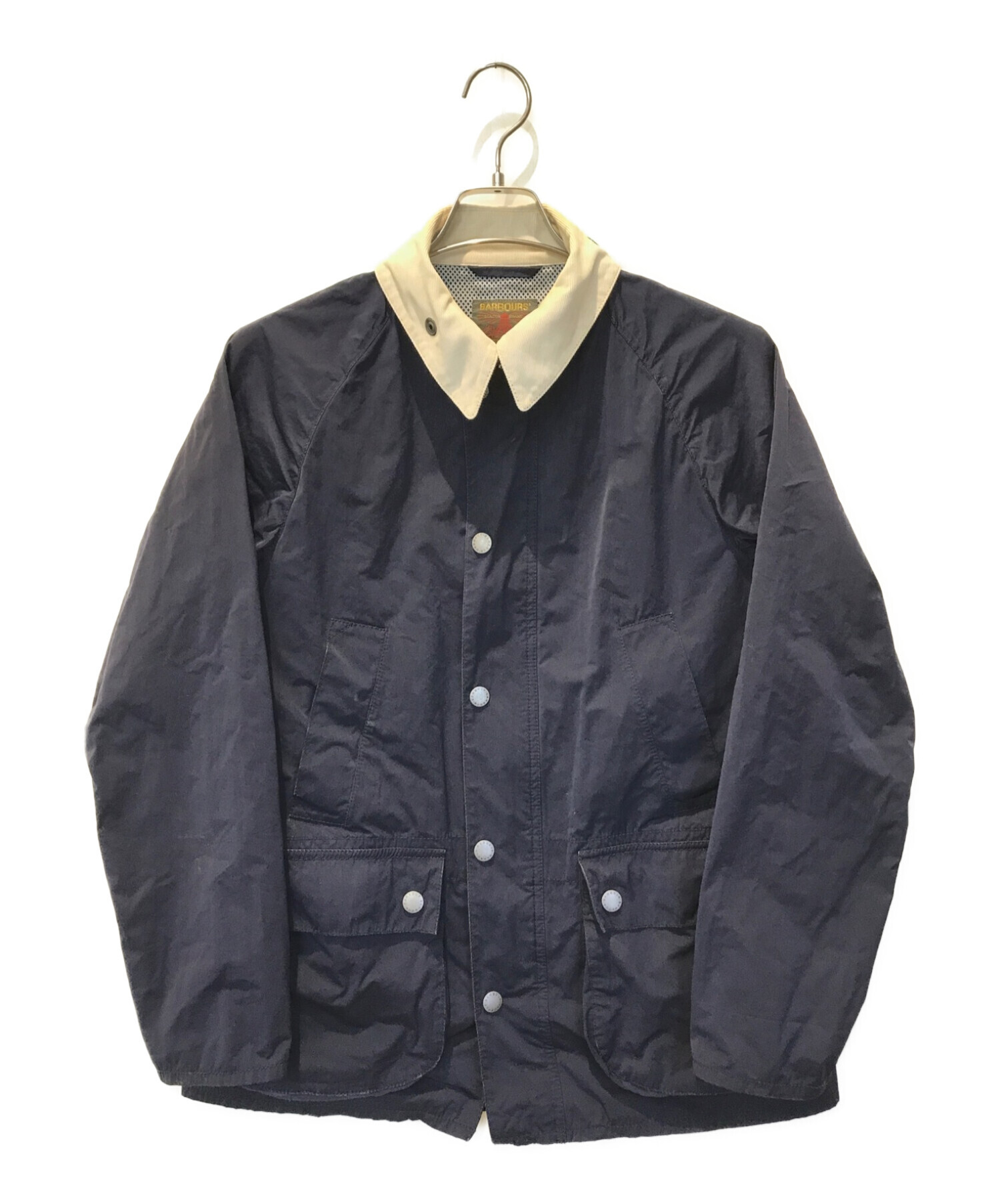 中古・古着通販】Barbour (バブアー) ノンオイルドジャケット ネイビー  