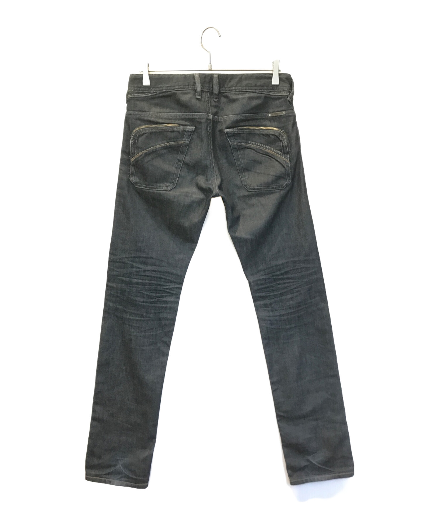 中古・古着通販】DIESEL (ディーゼル) コーティングデニムパンツ 