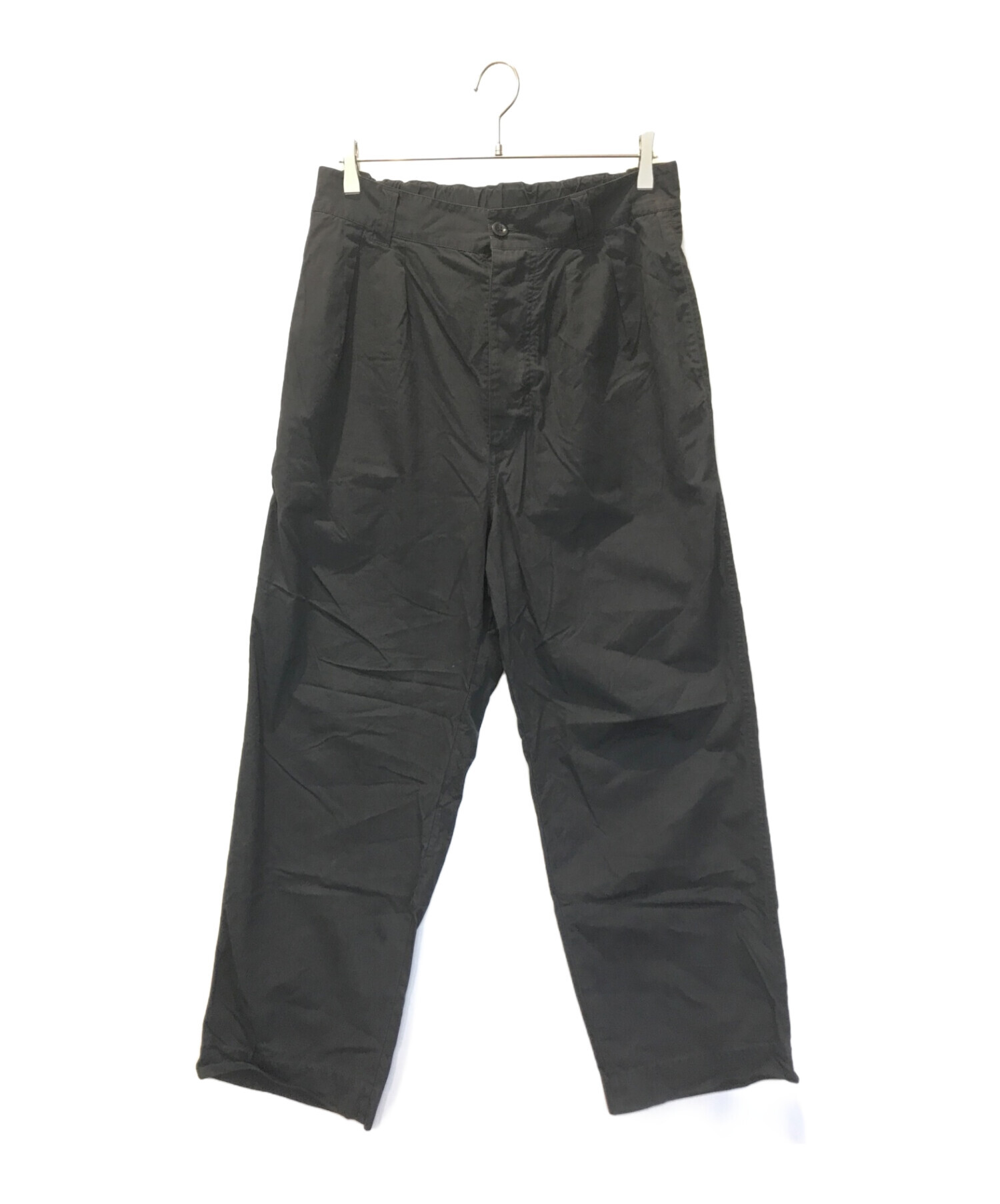 MHL ワイドパンツ 21SS MHL. エムエイチエル COTTON HEMP DRILL