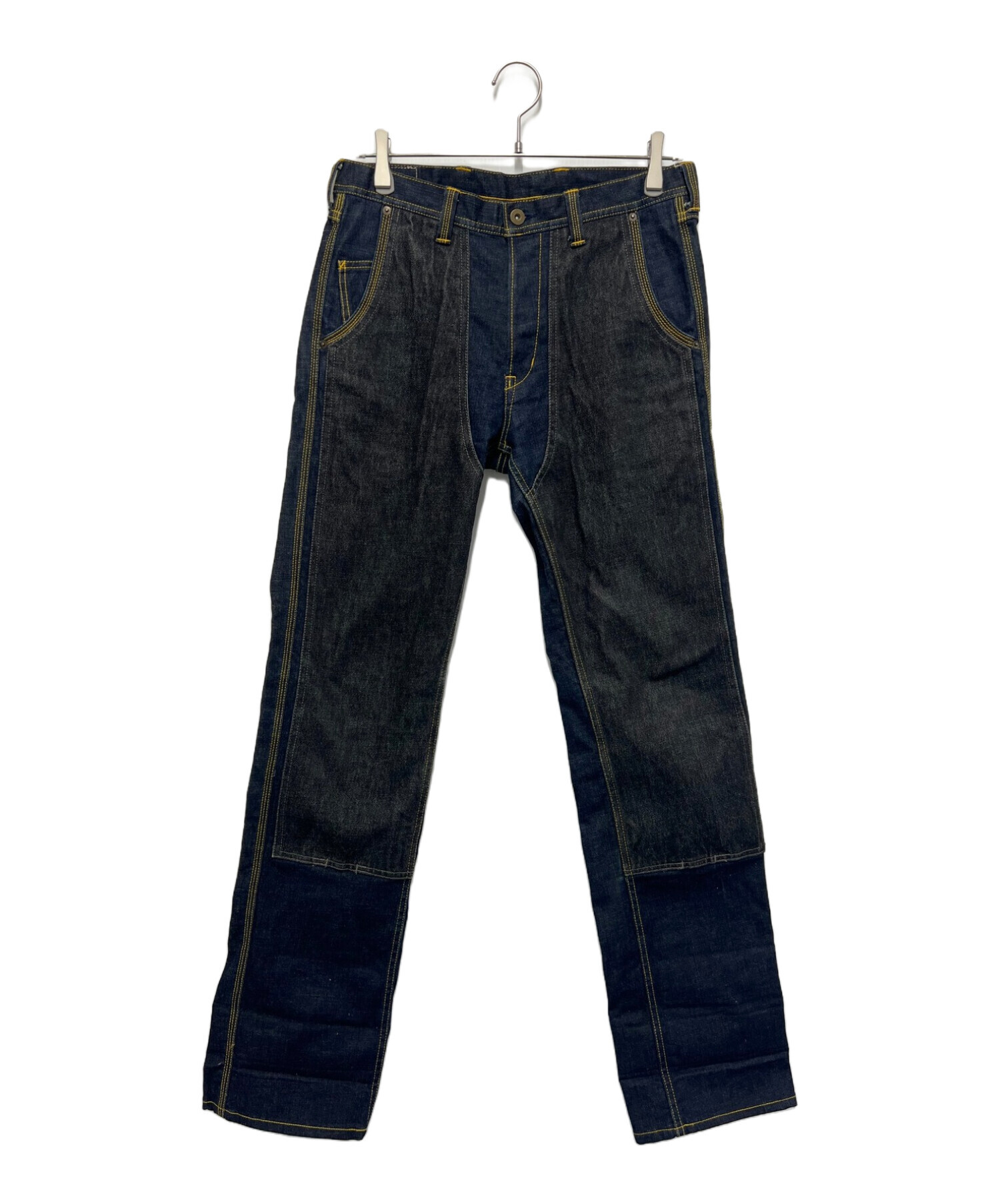 中古・古着通販】10ftu (10エフティ―ユー) ダブルニーデニムパンツ  