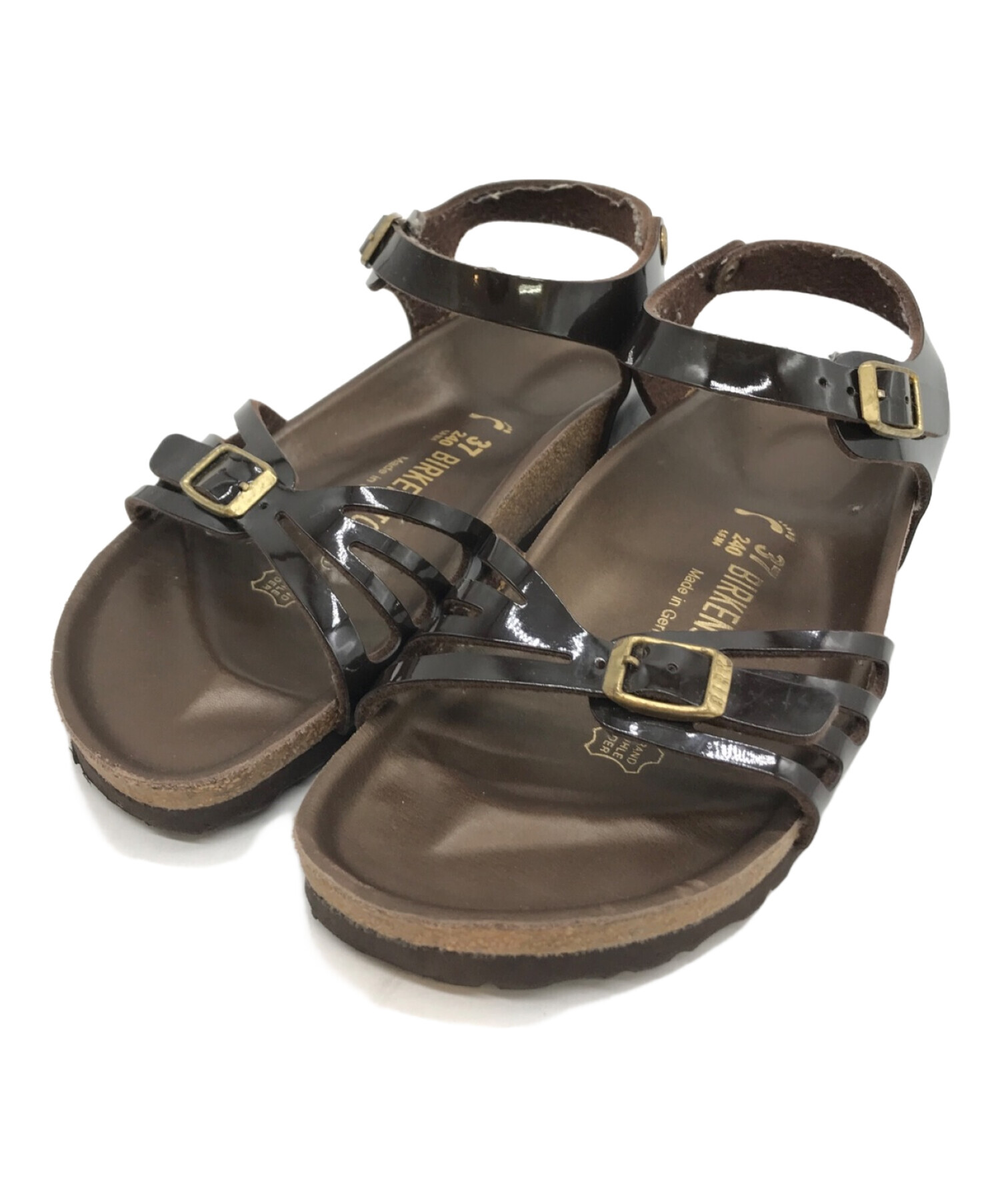 新品】ビルケンシュトックBIRKENSTOCK サンダル ブラウン