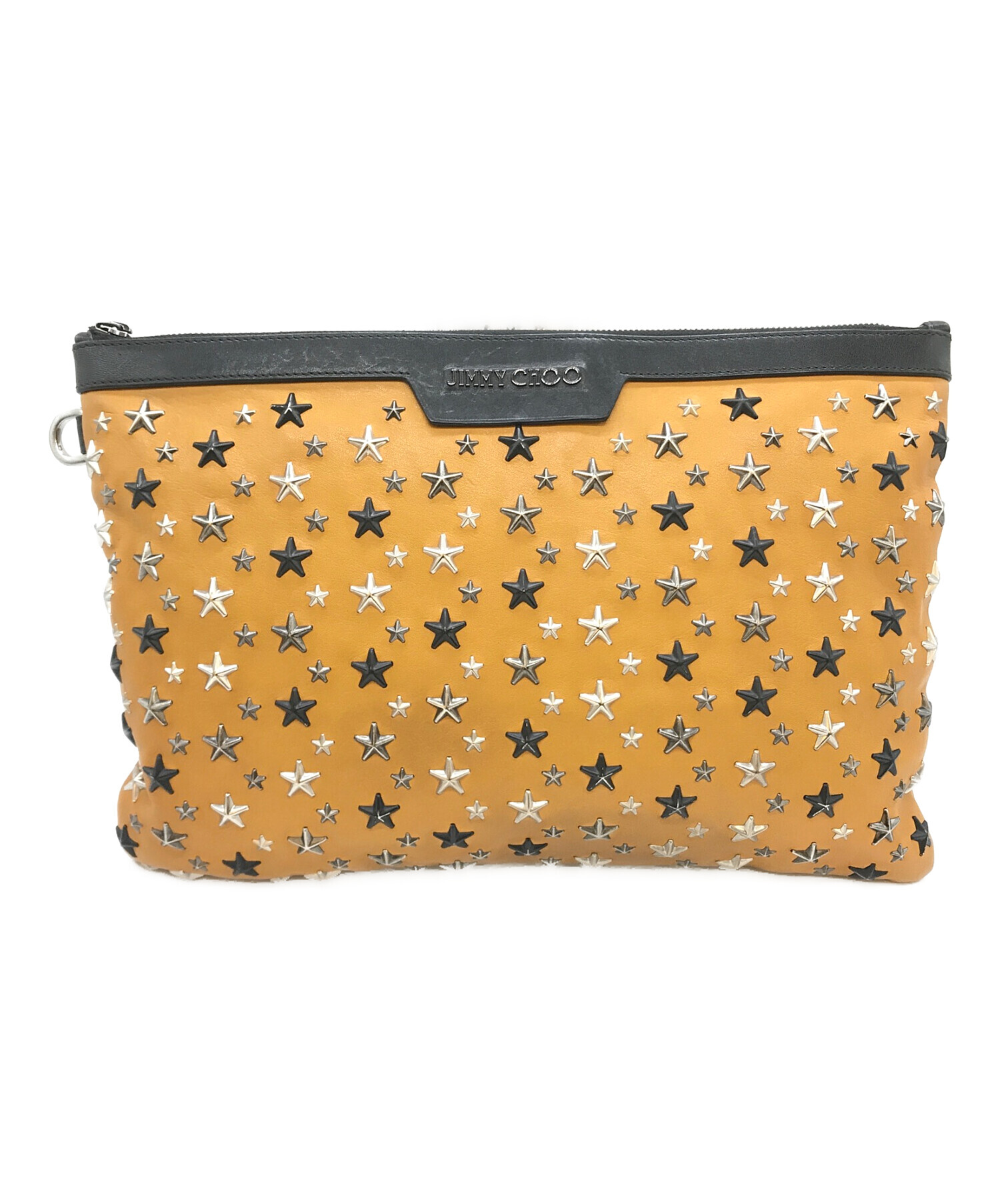 中古・古着通販】JIMMY CHOO (ジミーチュウ) スタースタッズクラッチ 