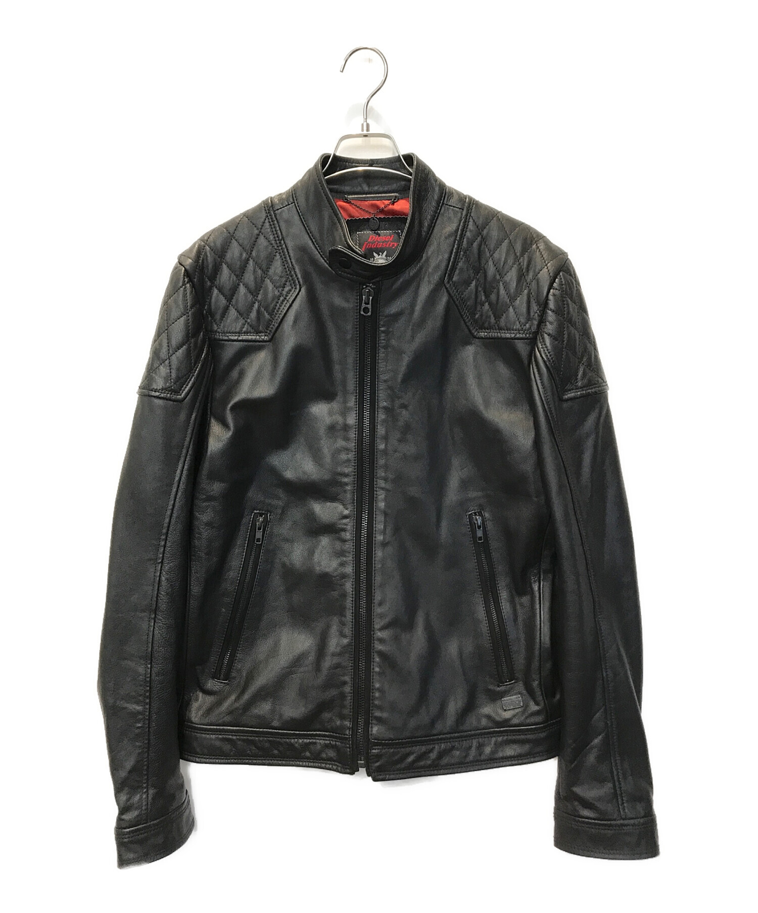 中古・古着通販】DIESEL (ディーゼル) カウレザーシングル 