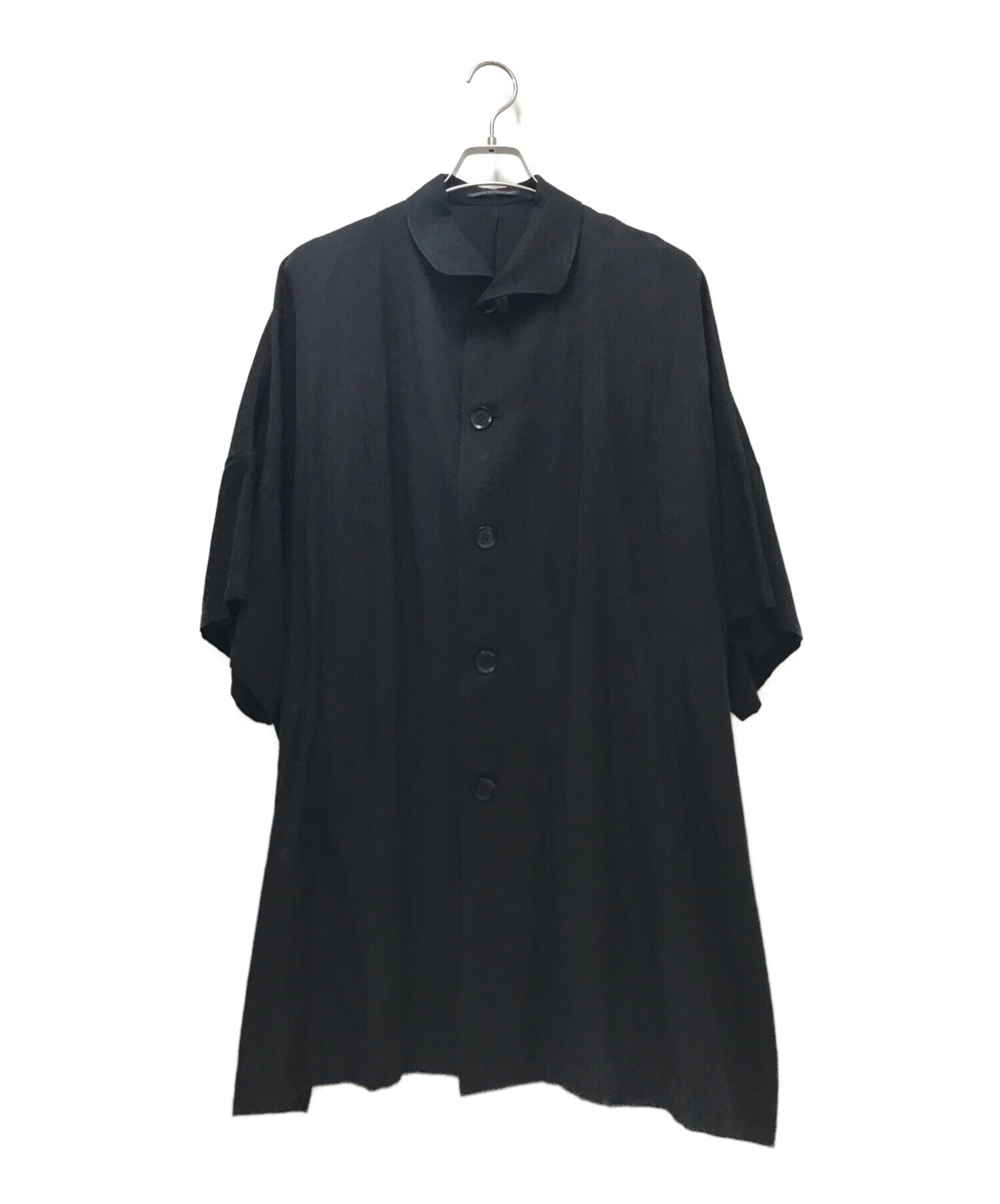 ヨウジヤマモト　ブラックオーバーシャツ　yohoji yamamoto