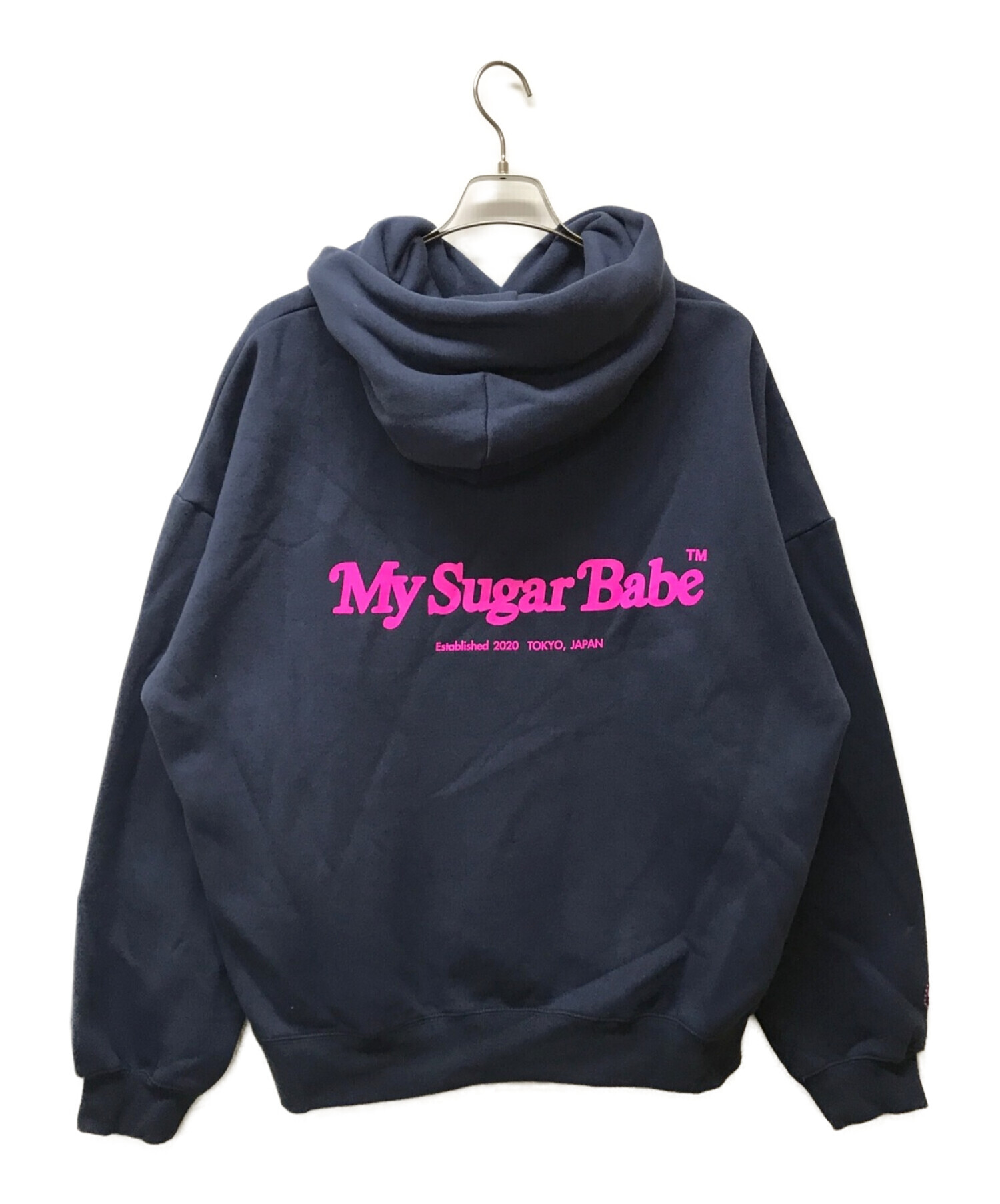 my sugar babe msb (マイ シュガーベイブ) パーカー ネイビー サイズ:XL 未使用品