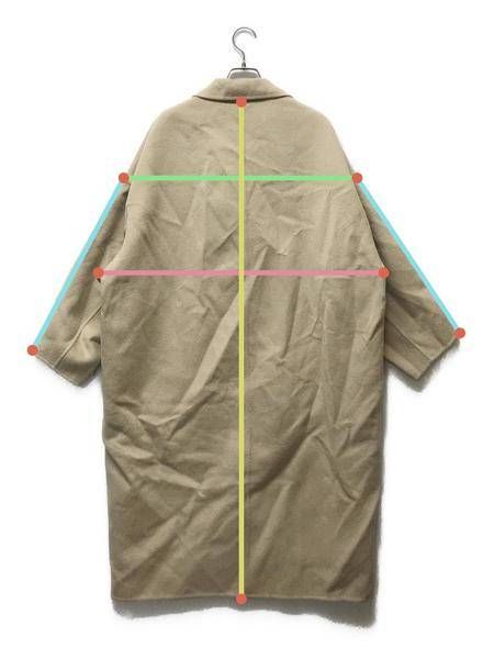 deuxieme classe ウールアンゴラリバーコート カーキ