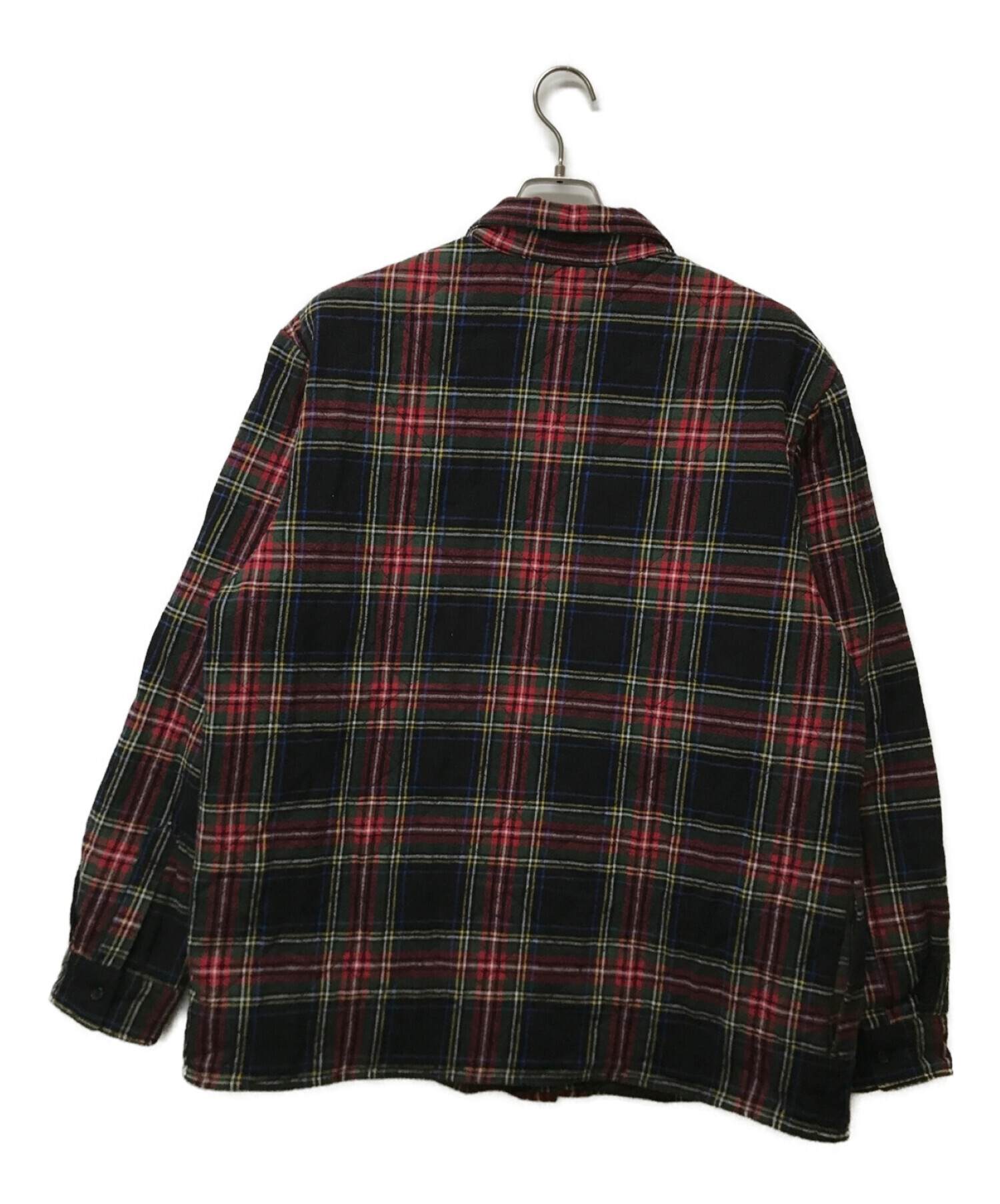 Supreme Quilted Plaid Flannel Shirt L