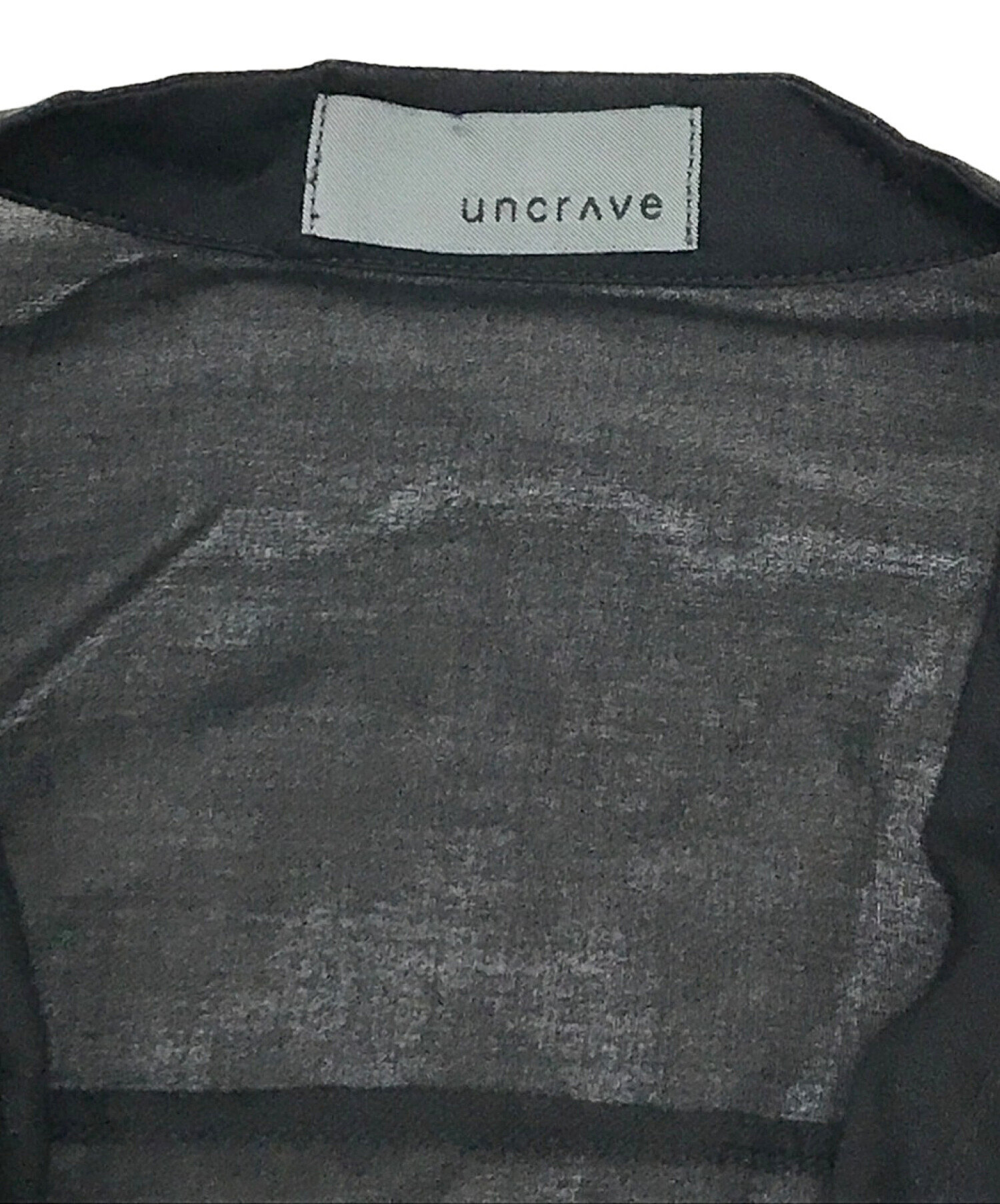 中古・古着通販】uncrave (アンクレイヴ) シアーシャツワンピース 