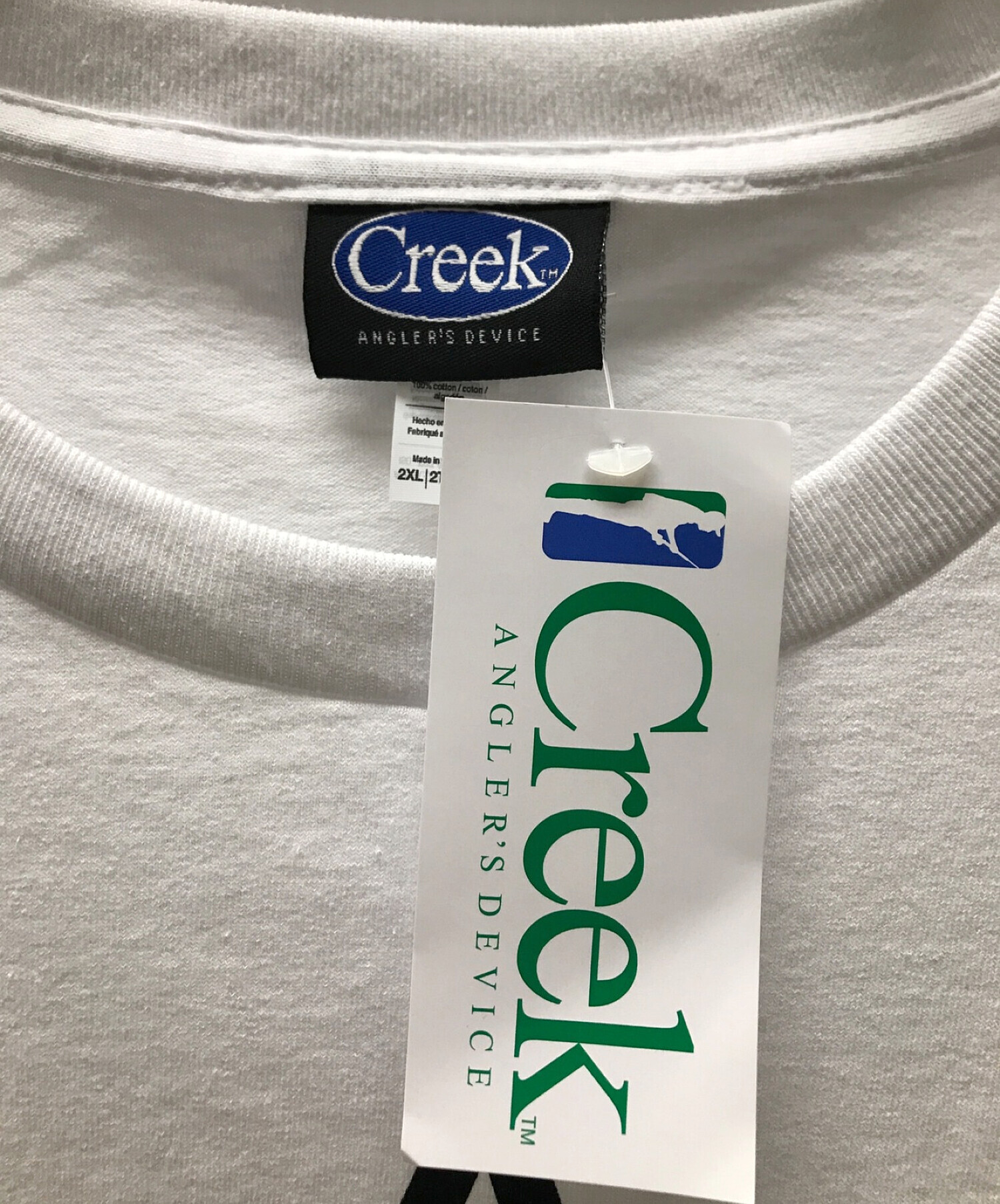 中古・古着通販】Creek (クリーク) Tシャツ ホワイト サイズ:2XL 未