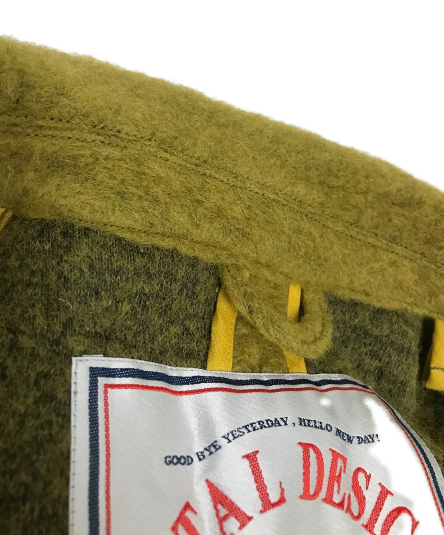 NATAL DESIGN/ネイタルデザイン】ウールコート マスタードカラー