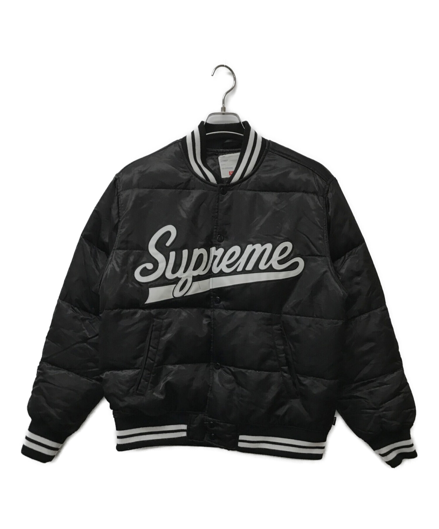 supreme varsity puffer jacket
