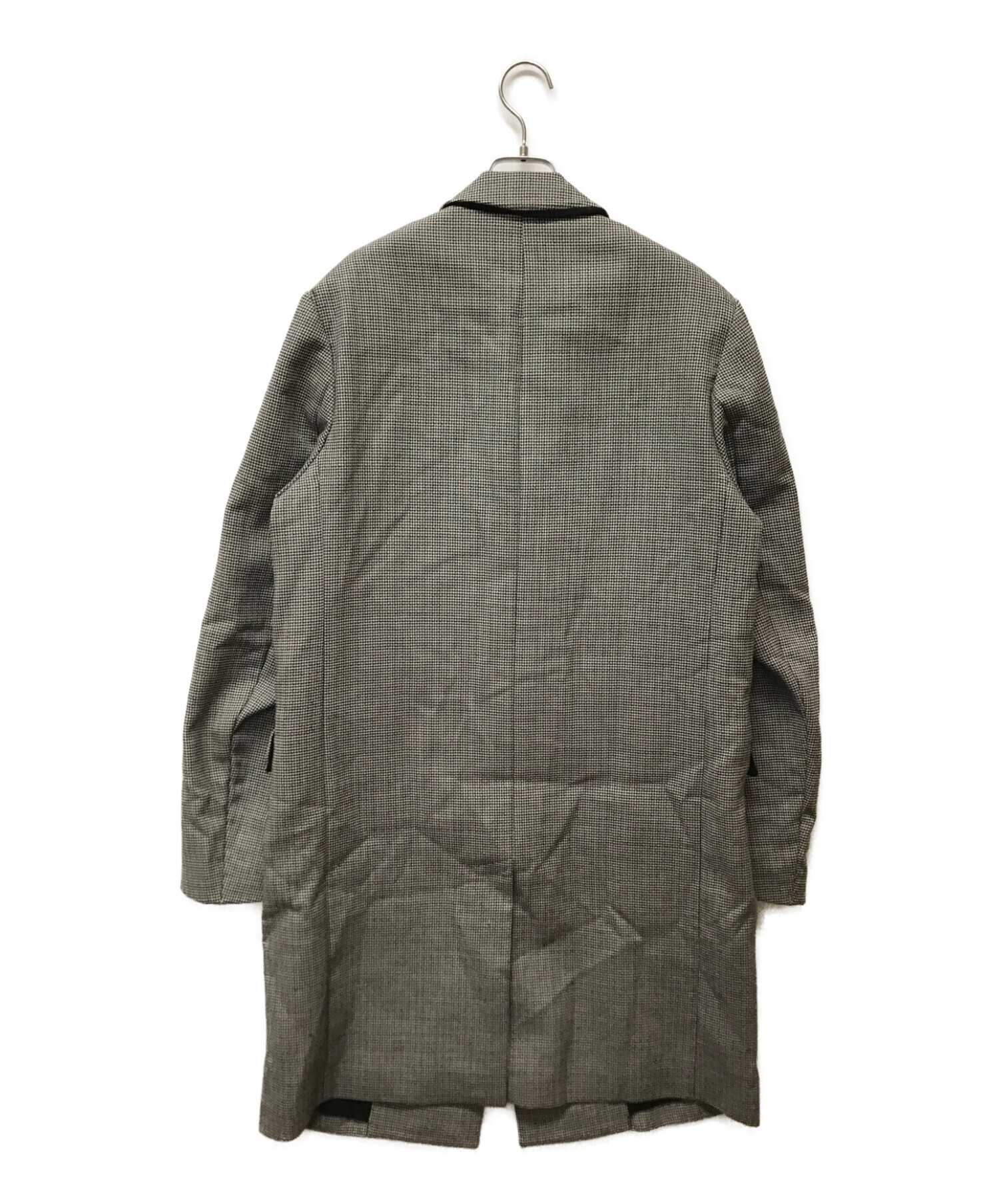 中古・古着通販】MARNI (マルニ) 千鳥柄チェスターコート グレー  