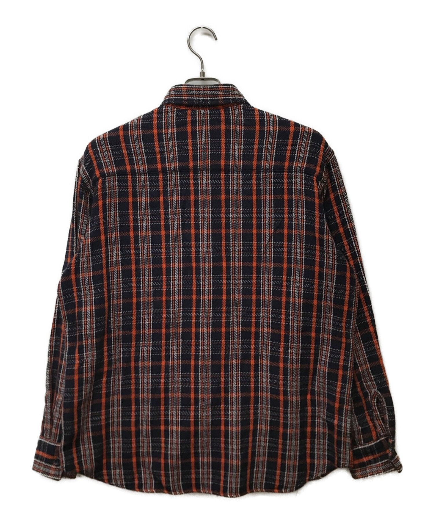 UNUSED (アンユーズド) US1916チェックシャツ ネイビー サイズ:S 未使用品