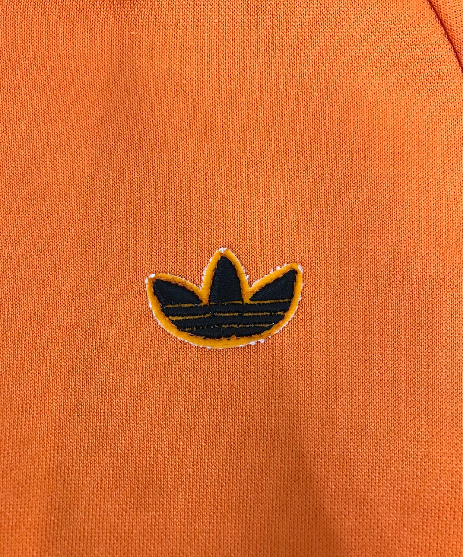 adidas (アディダス) デサント製トラックジャケット オレンジ サイズ:4号