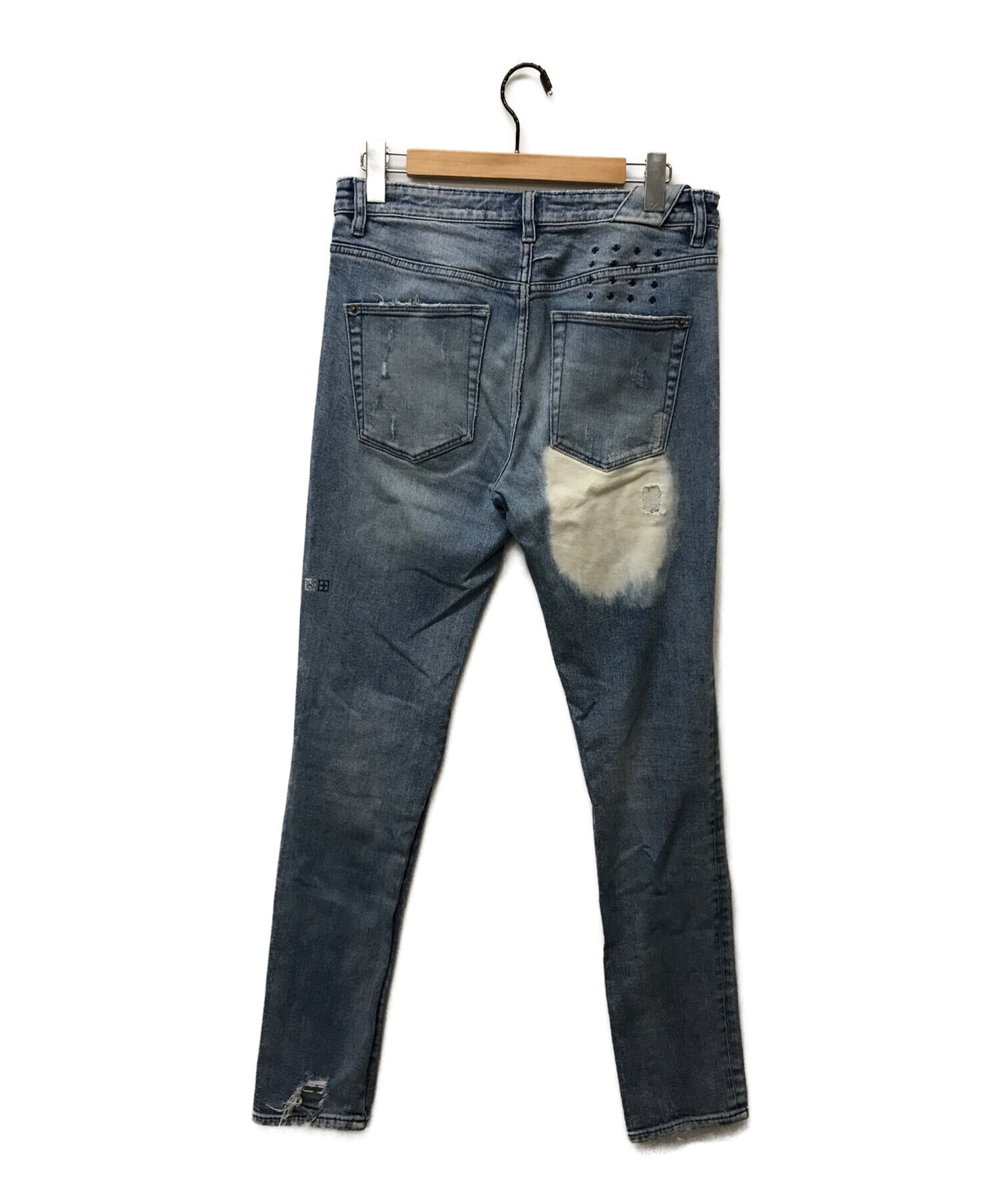 中古・古着通販】Ksubi (スビ) ダメージ加工デニムパンツ インディゴ 