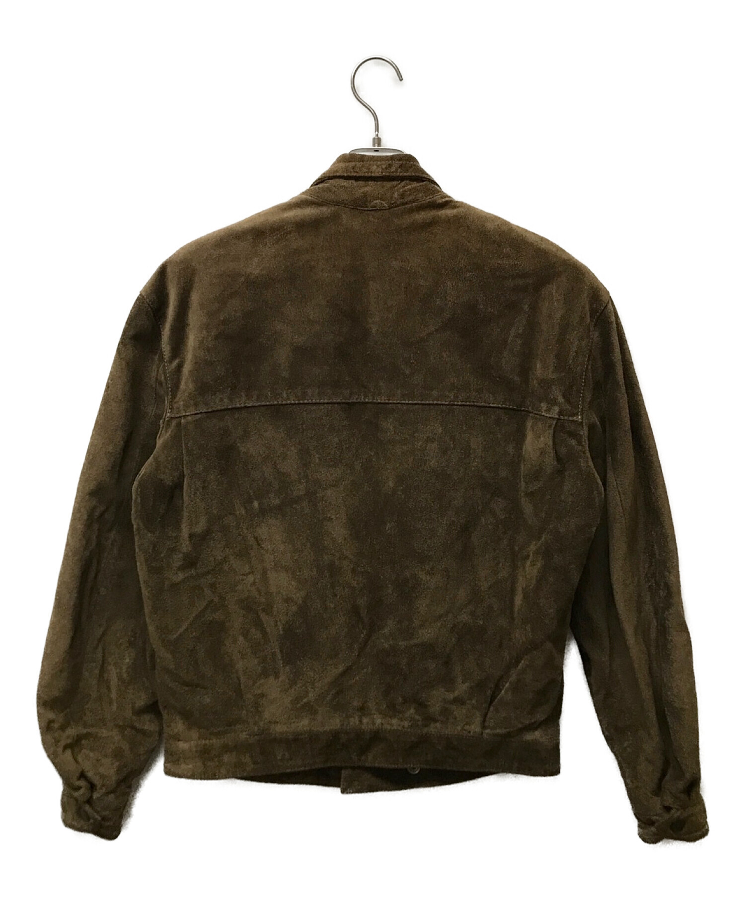 ARMANI スウェード　レザージャケット　size48 GIORGIO ARMANI】【イタリア製】【アウター】ジョルジオアルマーニ