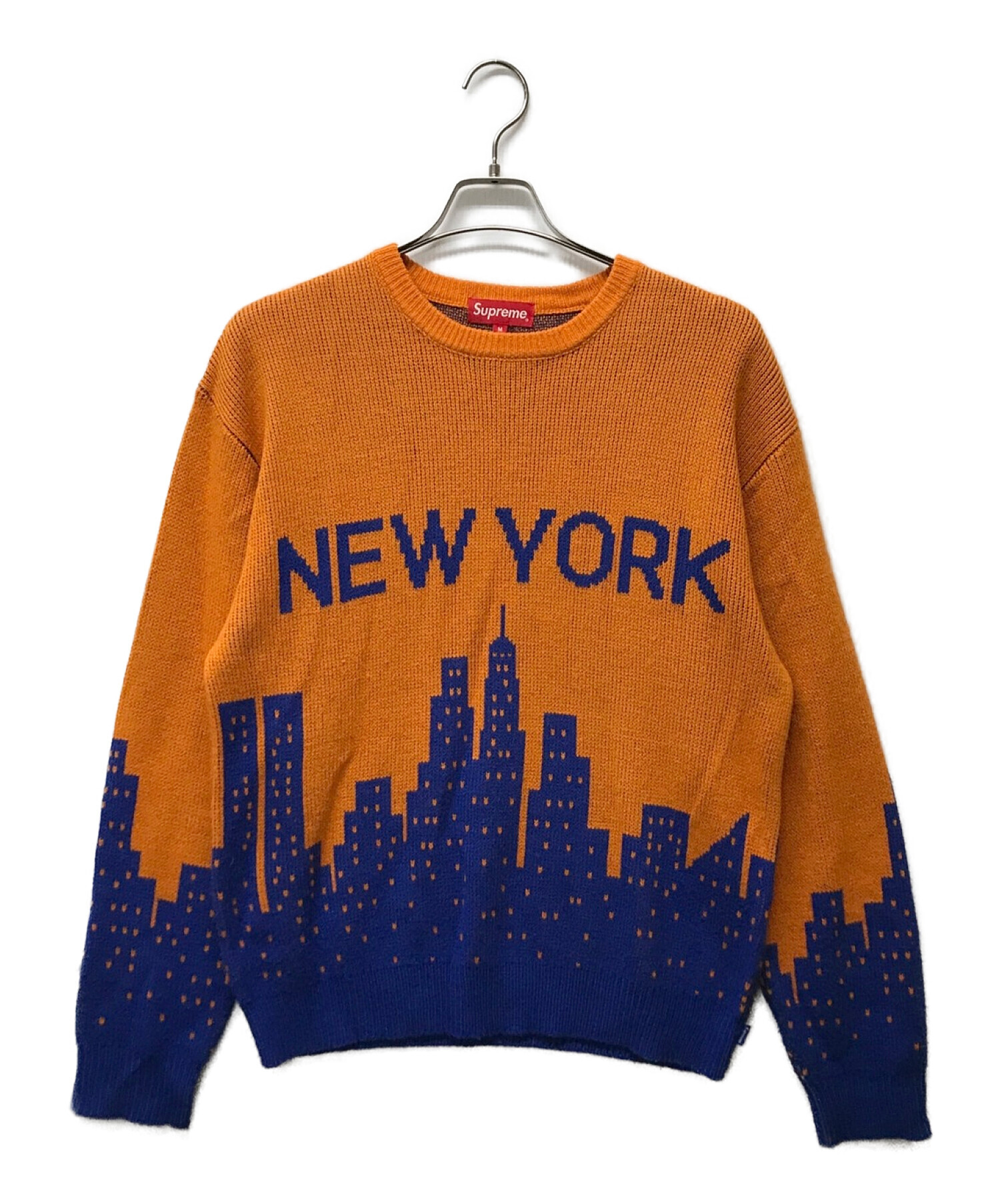 Supreme (シュプリーム) newyork sweater オレンジ サイズ:M