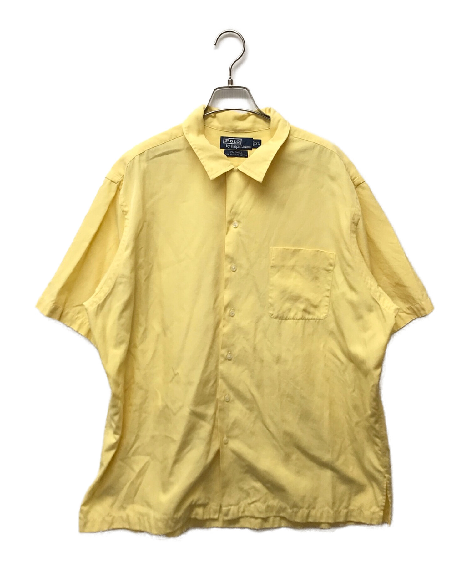 POLO RALPH LAUREN (ポロ・ラルフローレン) オープンカラーシャツ イエロー サイズ:２