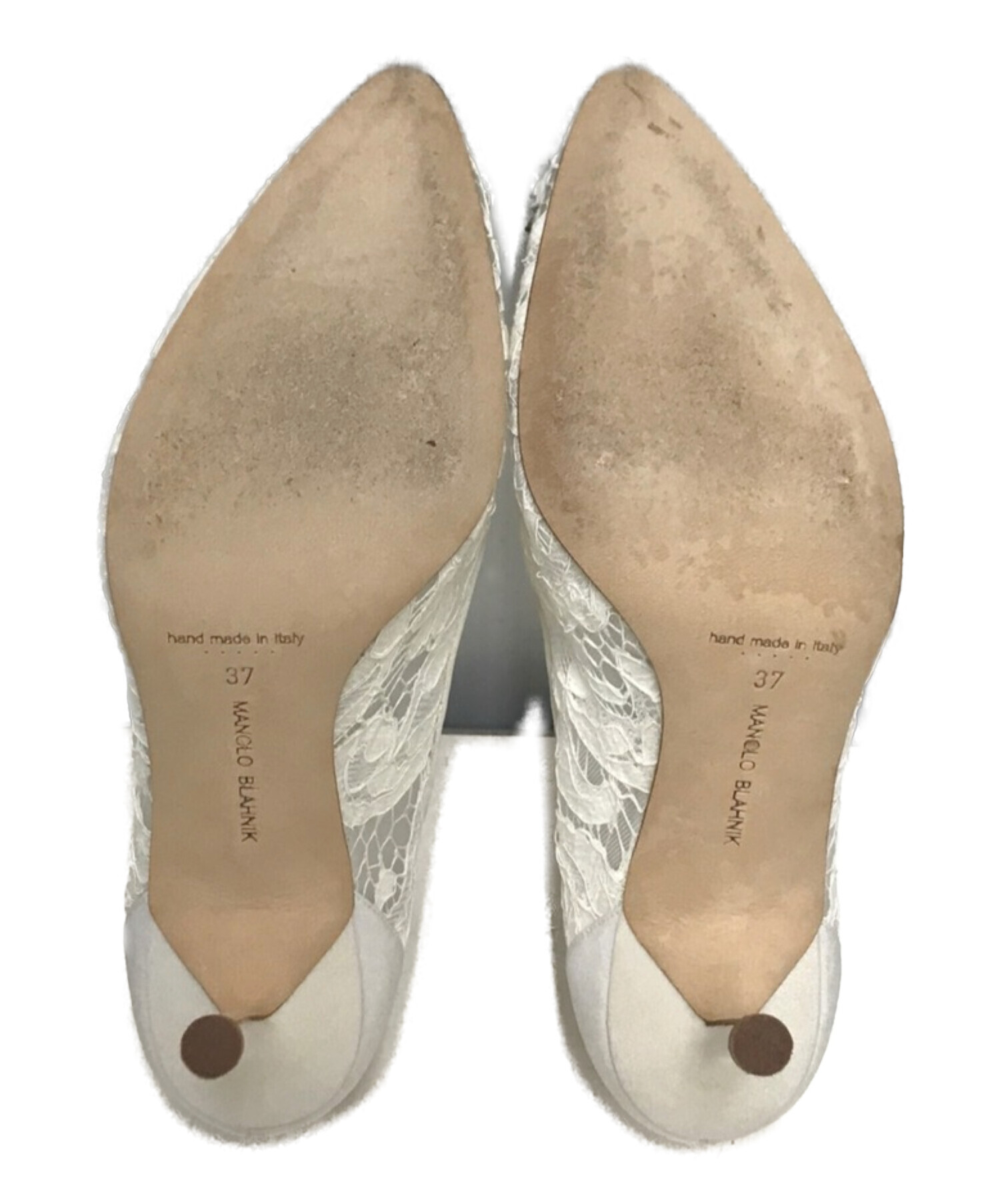マノロブラニク 37 (23.5） MANOLO BLAHNIK パンプス 23.5cm エナメル