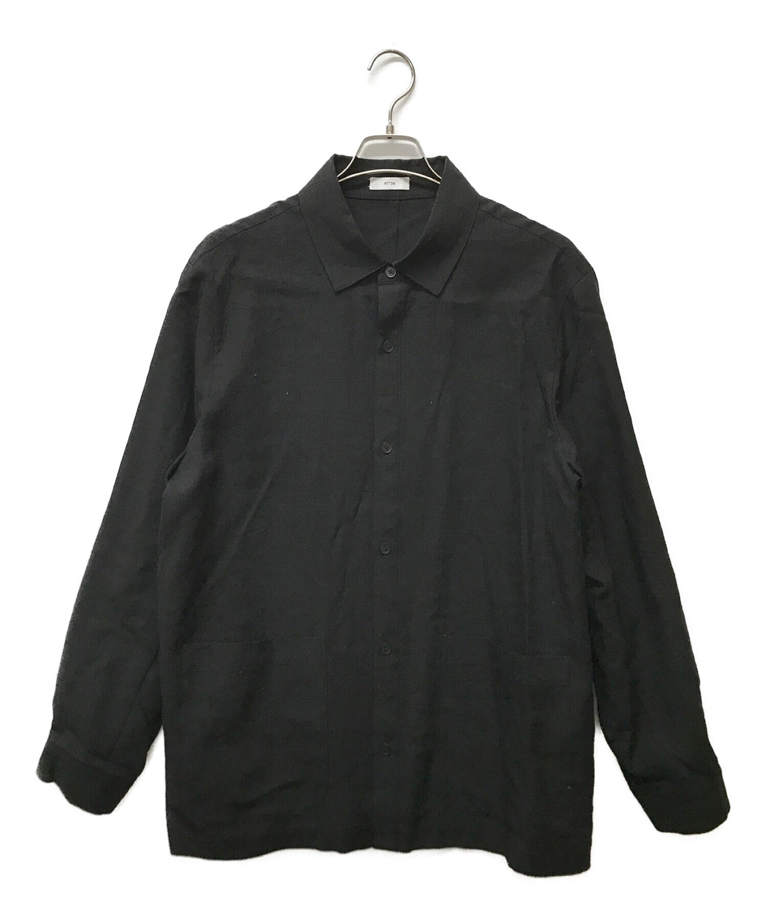 中古・古着通販】ATON (エイトン) KYOTO TSURIZOME LINEN SHIRT JACKET 