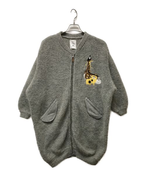中古・古着通販】STORAMA (ストラマ) 若沖ニットスカジャン グレー  
