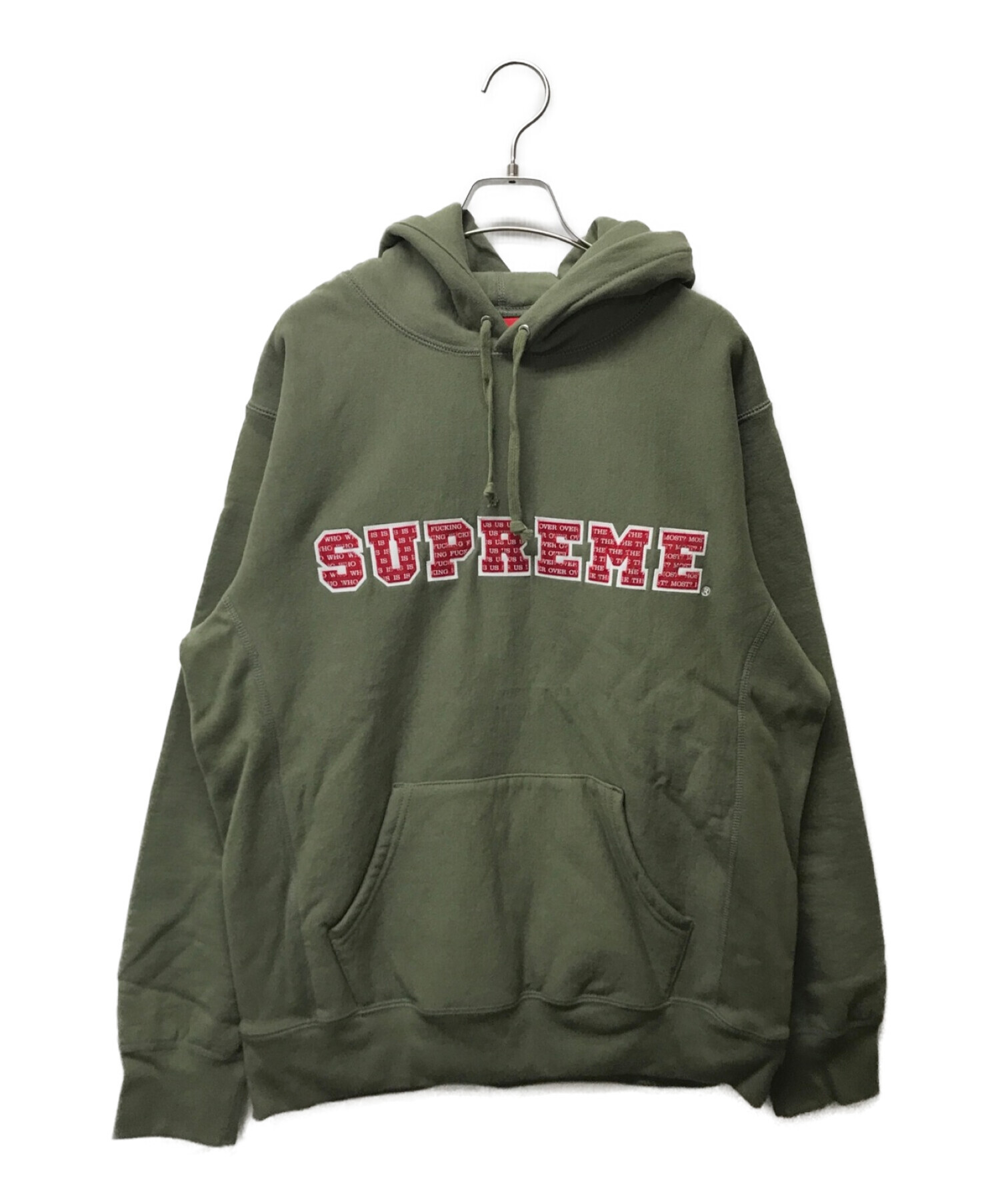 Supreme (シュプリーム) The Most Hooded Sweatshirt カーキ サイズ:L