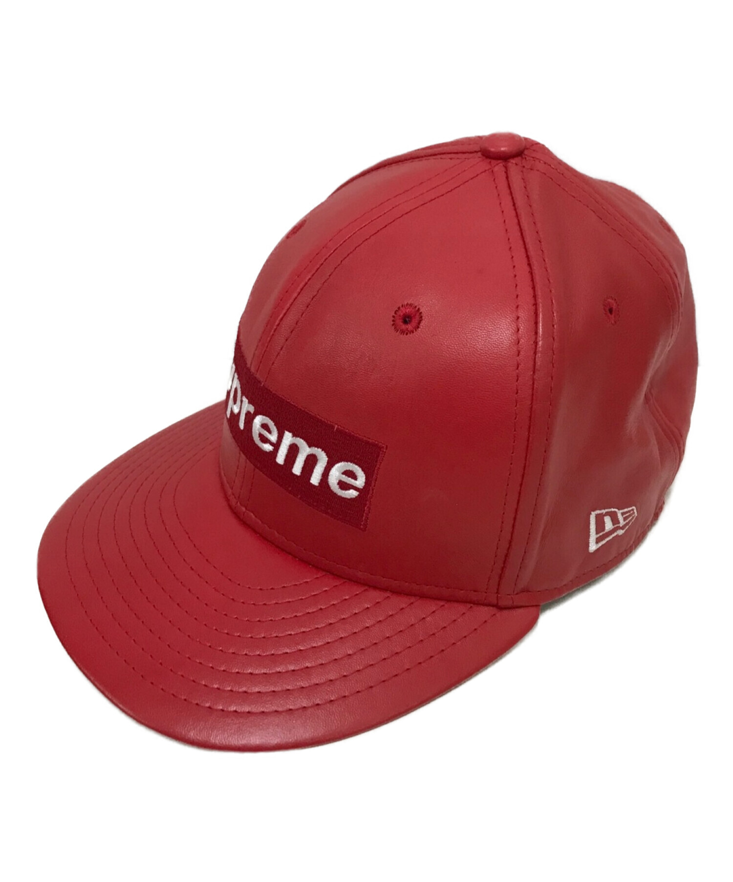 supreme 赤 キャップ cap 帽子