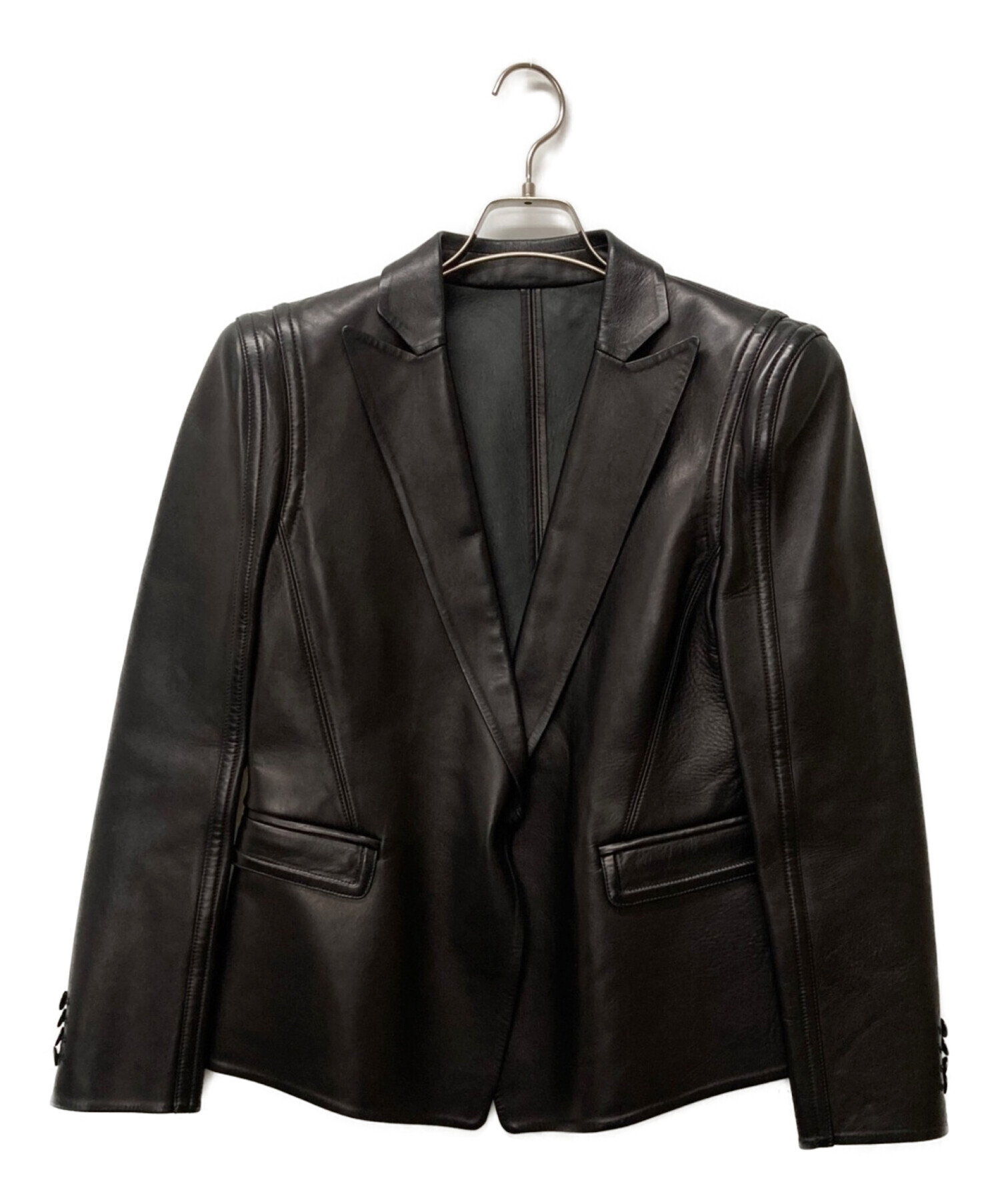 Valentino ヴァレンティノ　レザー　ブラック　黒　革　エキゾチック　L Valentino ヴァレンティノ レザー ブラック 黒 革 エキゾチック L