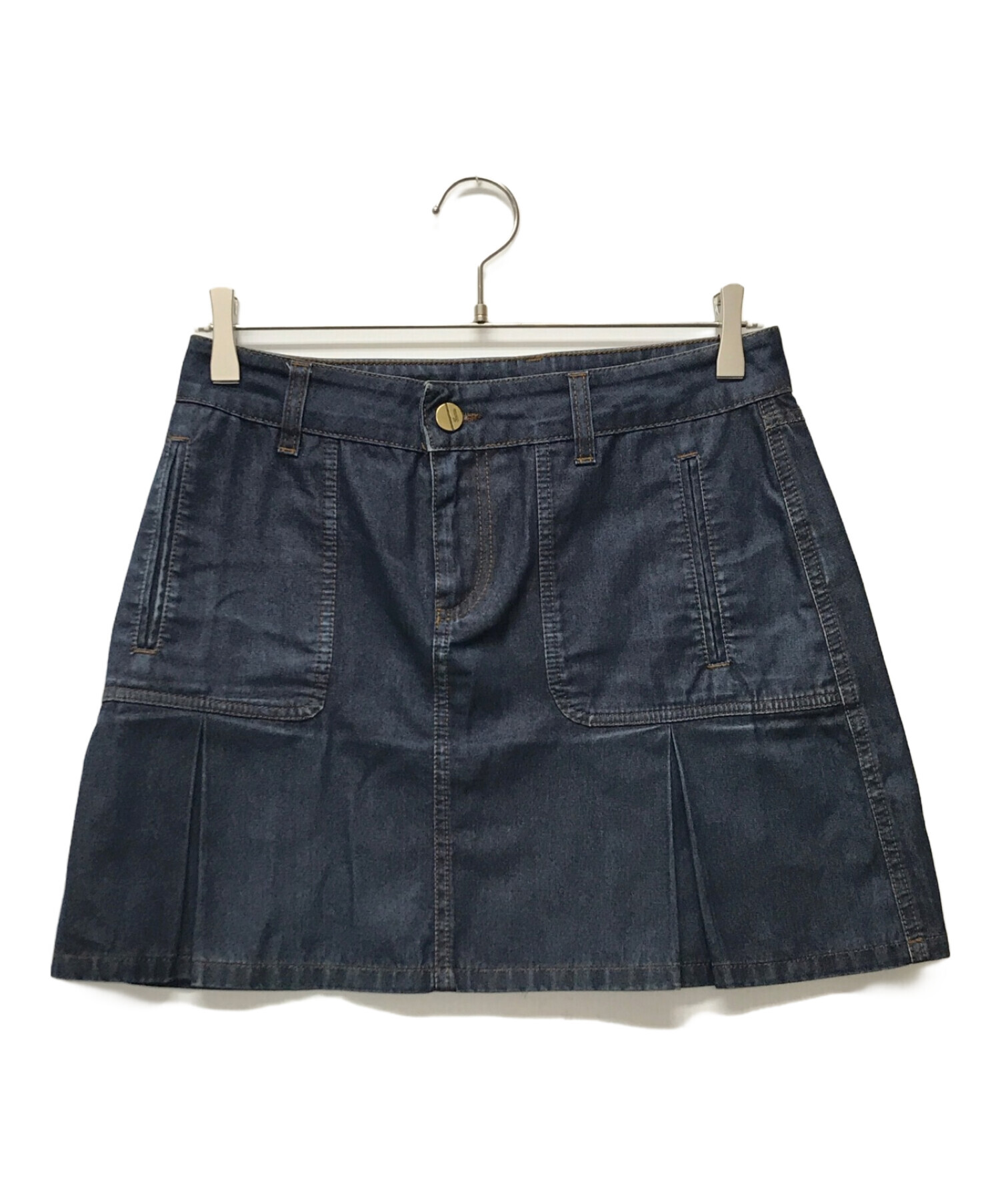 良品✨】グッチ デニム ミニスカート サイズ 40 インディゴ 【公式通販】