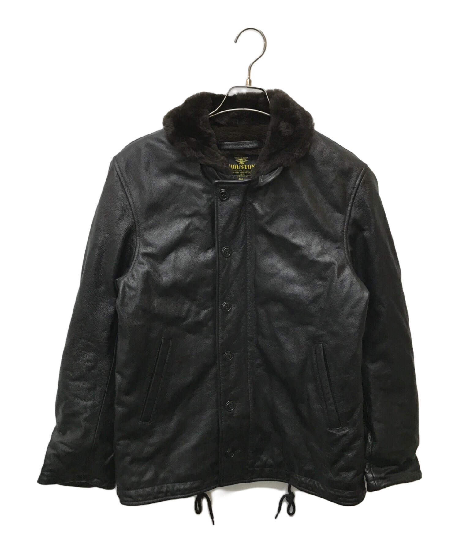 中古・古着通販】HOUSTON (ヒューストン) カウレザーN-1デッキ 