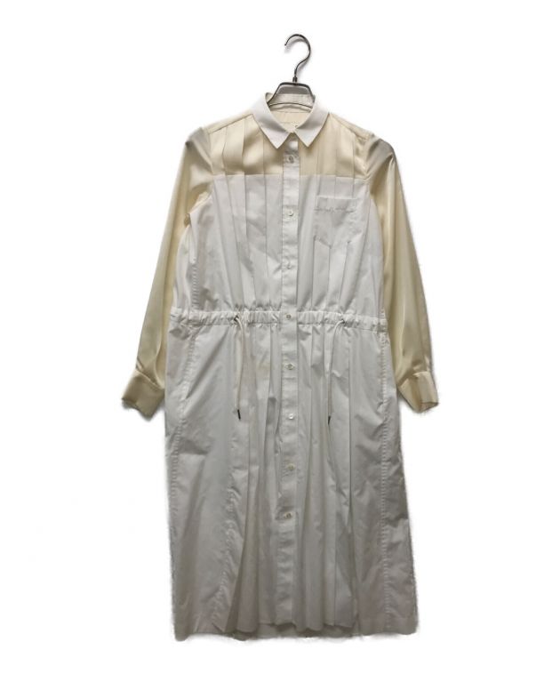 中古・古着通販】sacai (サカイ) Cotton Poplin Dress ホワイト 